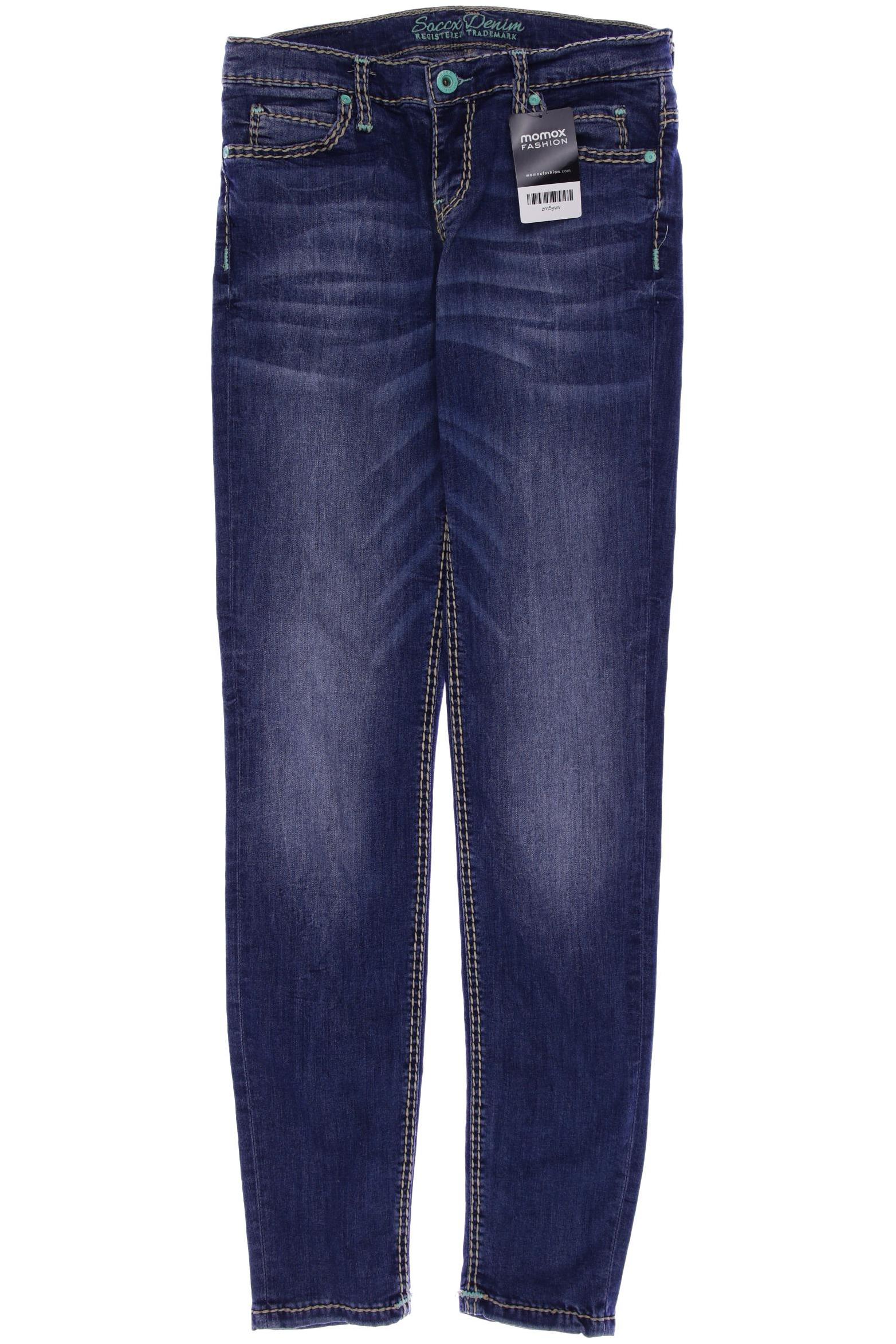 

SOCCX Damen Jeans, blau