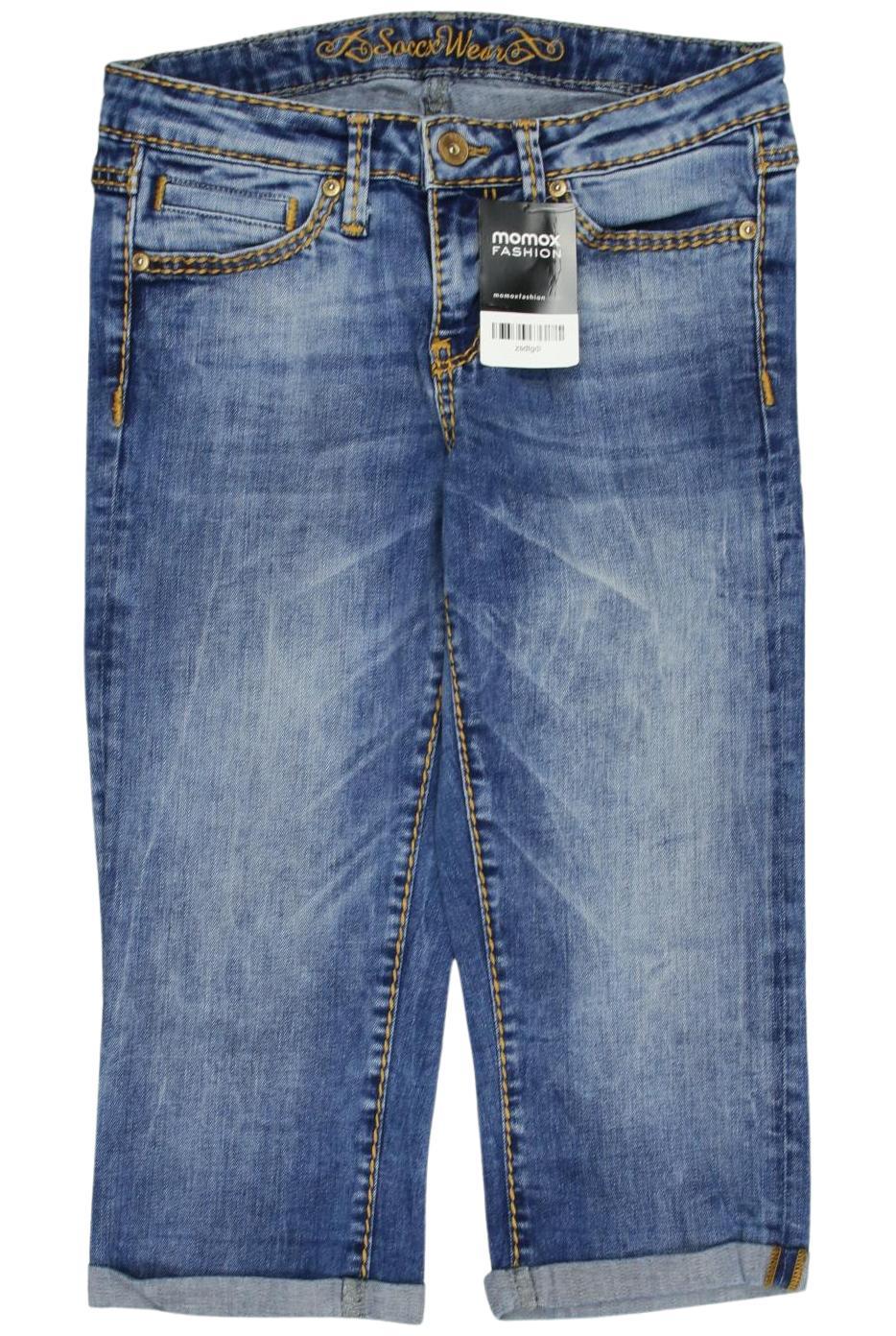 

Soccx Damen Jeans, blau, Gr. 28