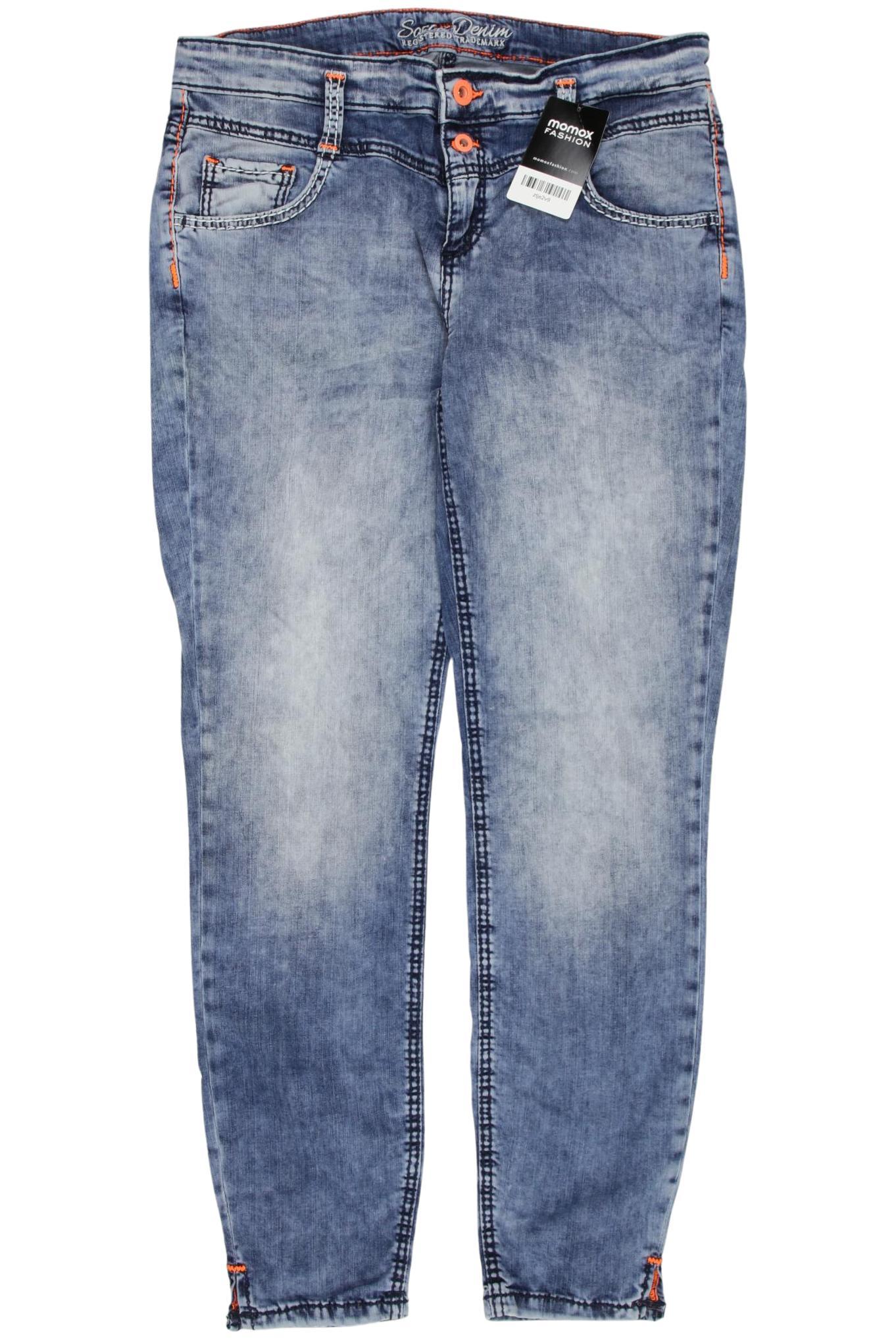 

Soccx Damen Jeans, blau, Gr. 33