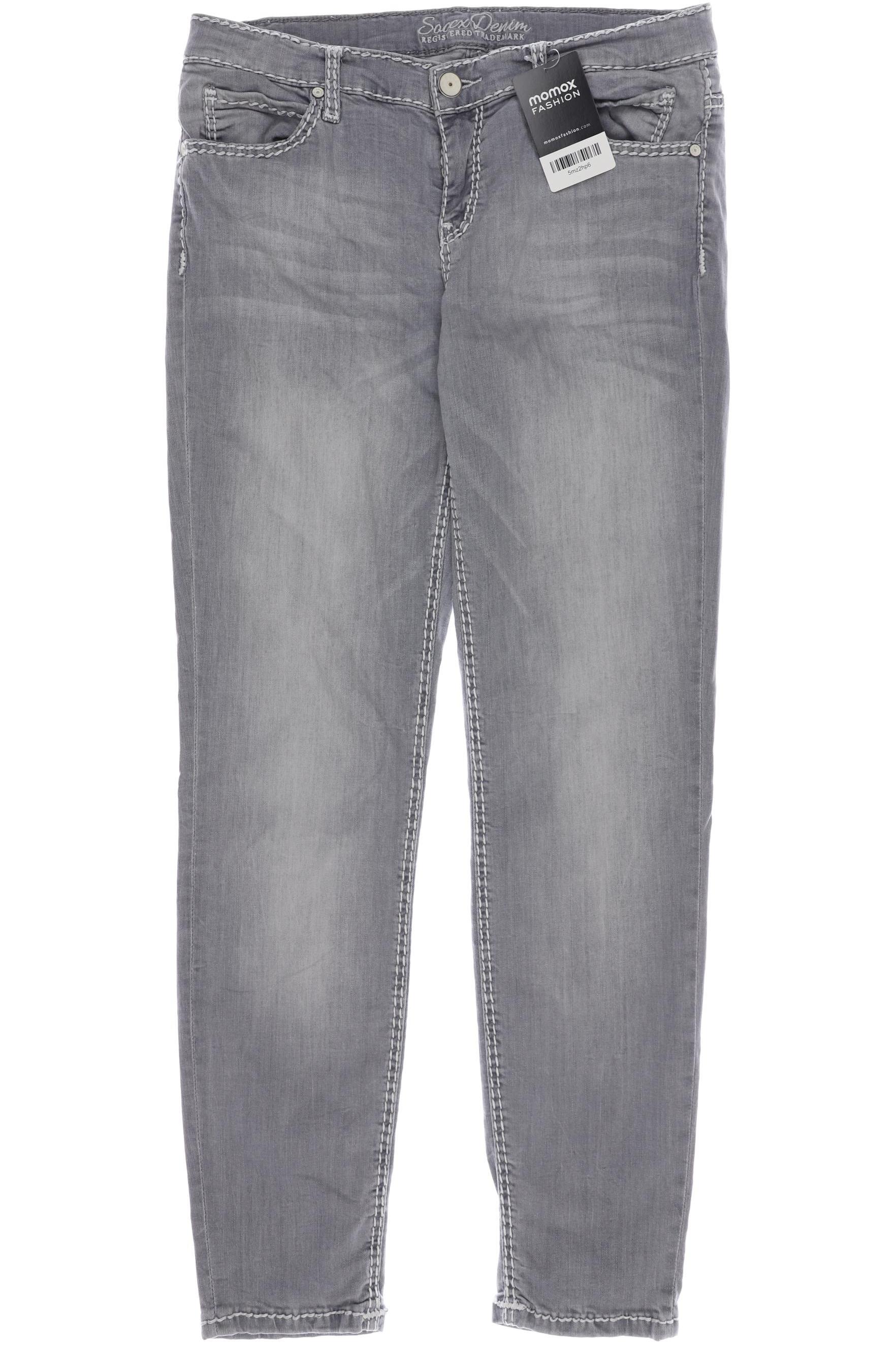 

Soccx Damen Jeans, grau, Gr. 29