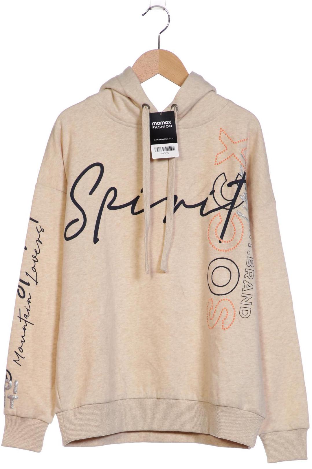 

Soccx Damen Kapuzenpullover, beige, Gr. 36