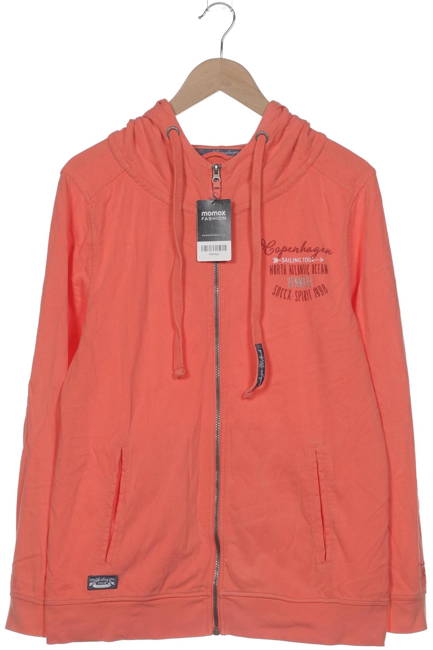 

Soccx Damen Kapuzenpullover, orange, Gr. 42