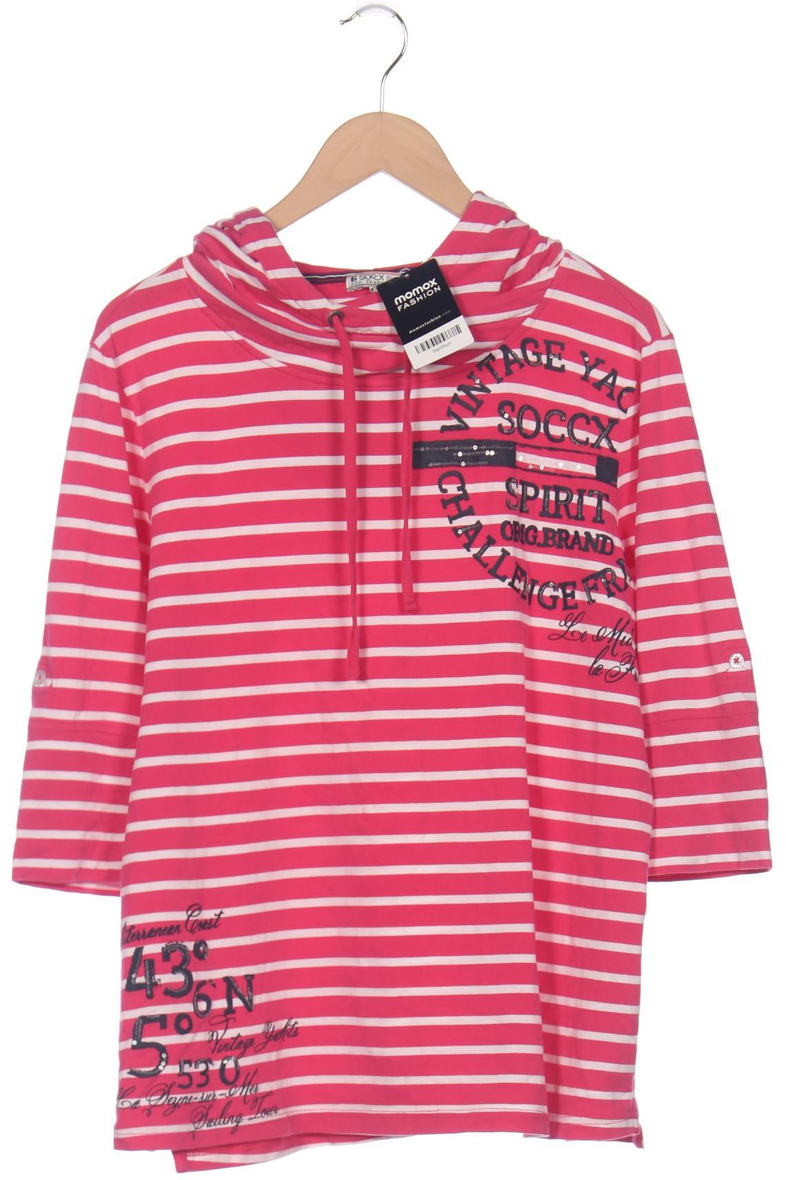 

Soccx Damen Kapuzenpullover, pink, Gr. 44