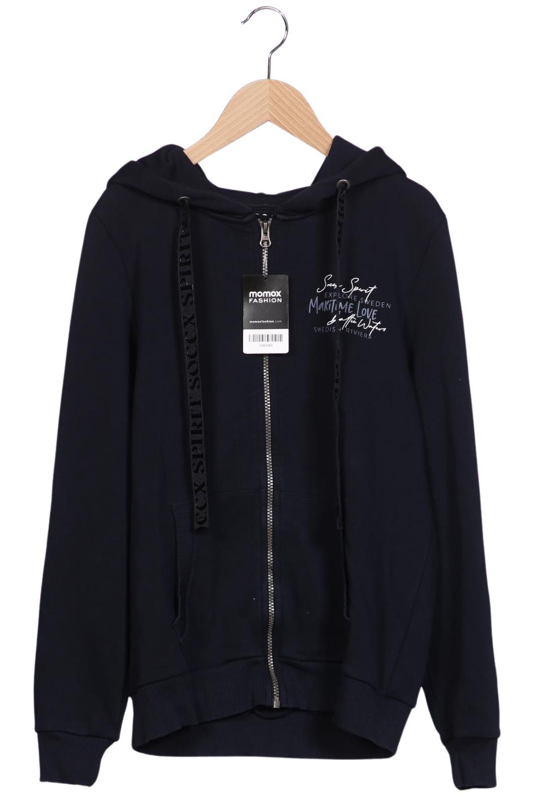 

Soccx Damen Kapuzenpullover, marineblau, Gr. 36