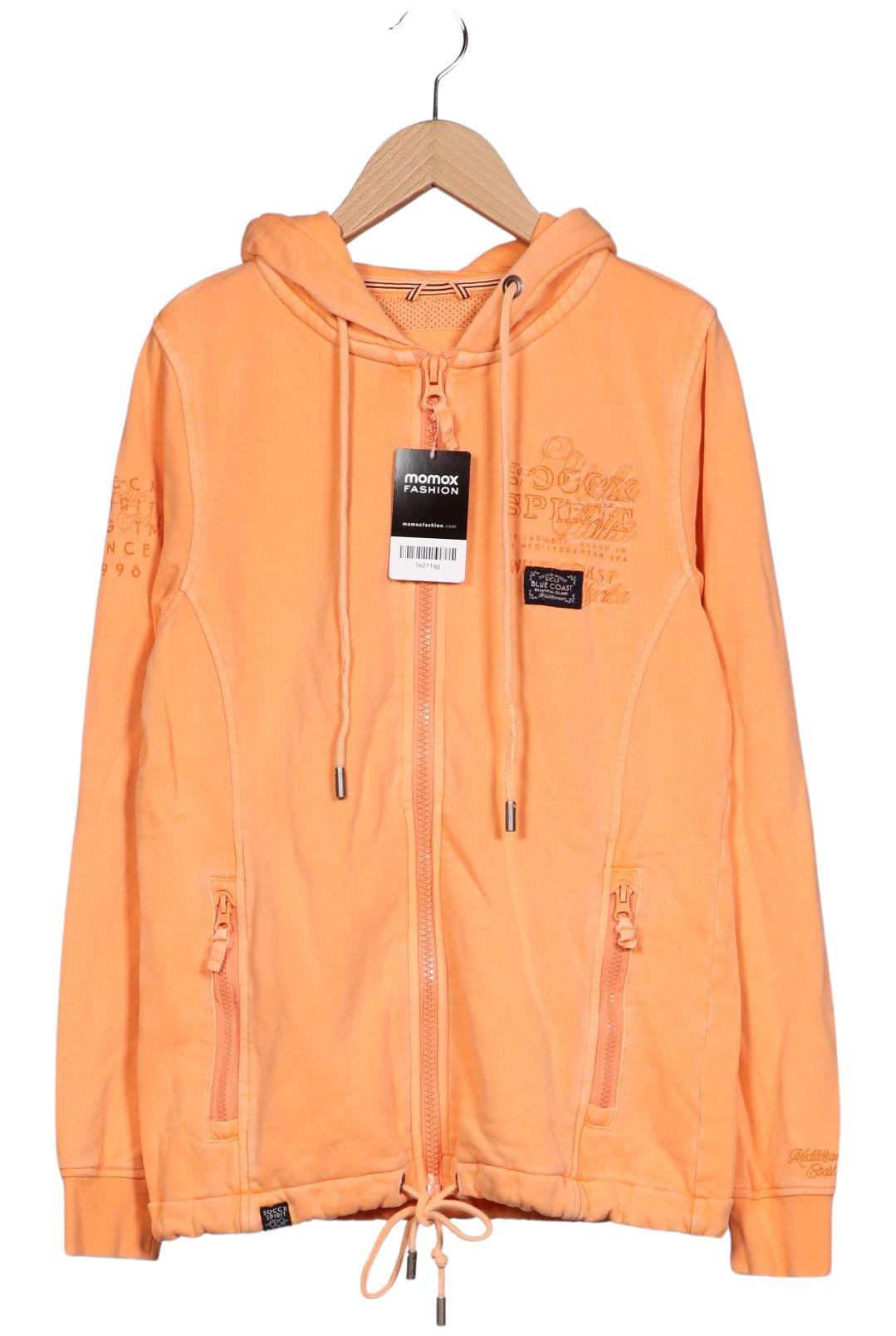

Soccx Damen Kapuzenpullover, orange, Gr. 36