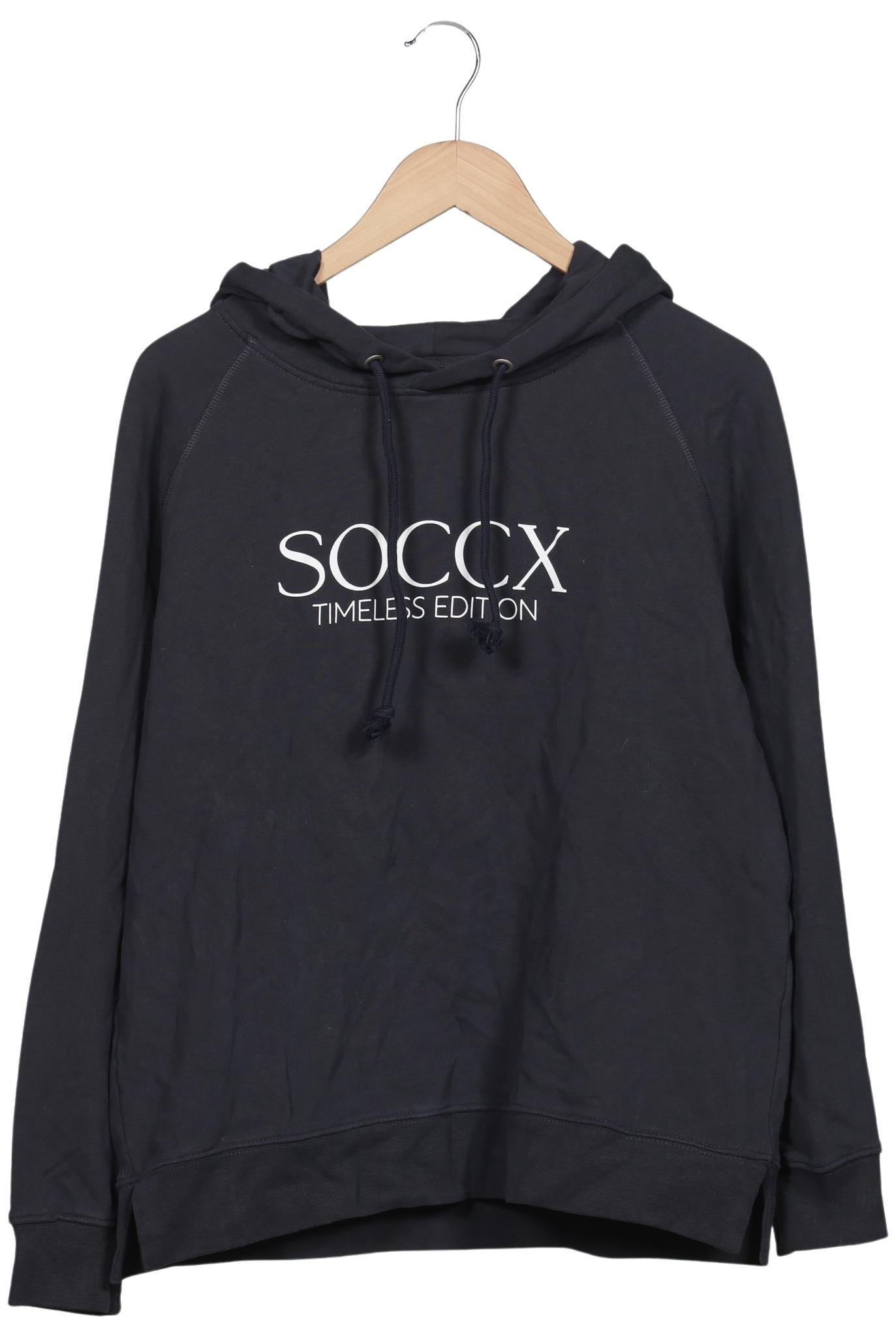

Soccx Damen Kapuzenpullover, marineblau, Gr. 40