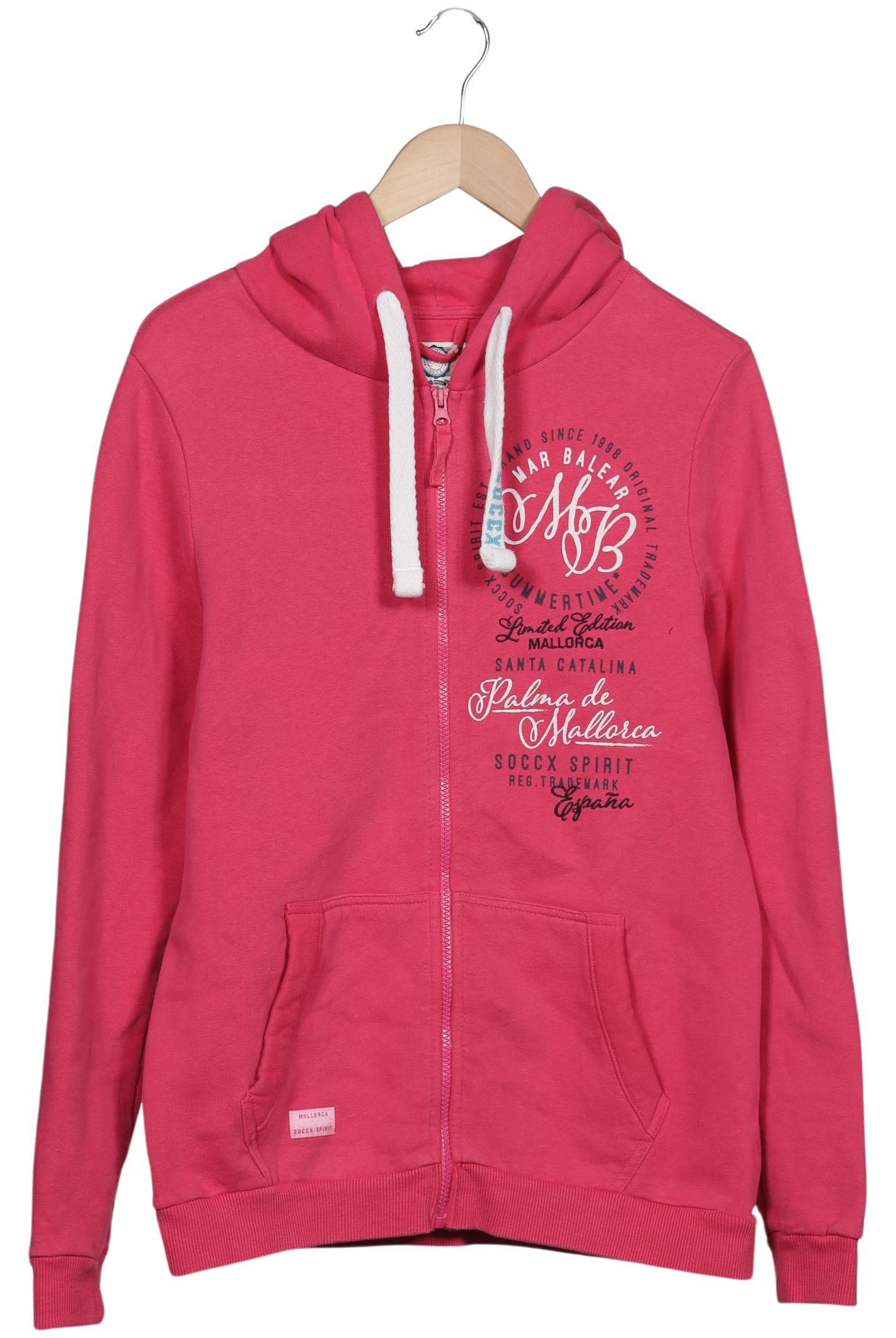 

Soccx Damen Kapuzenpullover, pink, Gr. 40