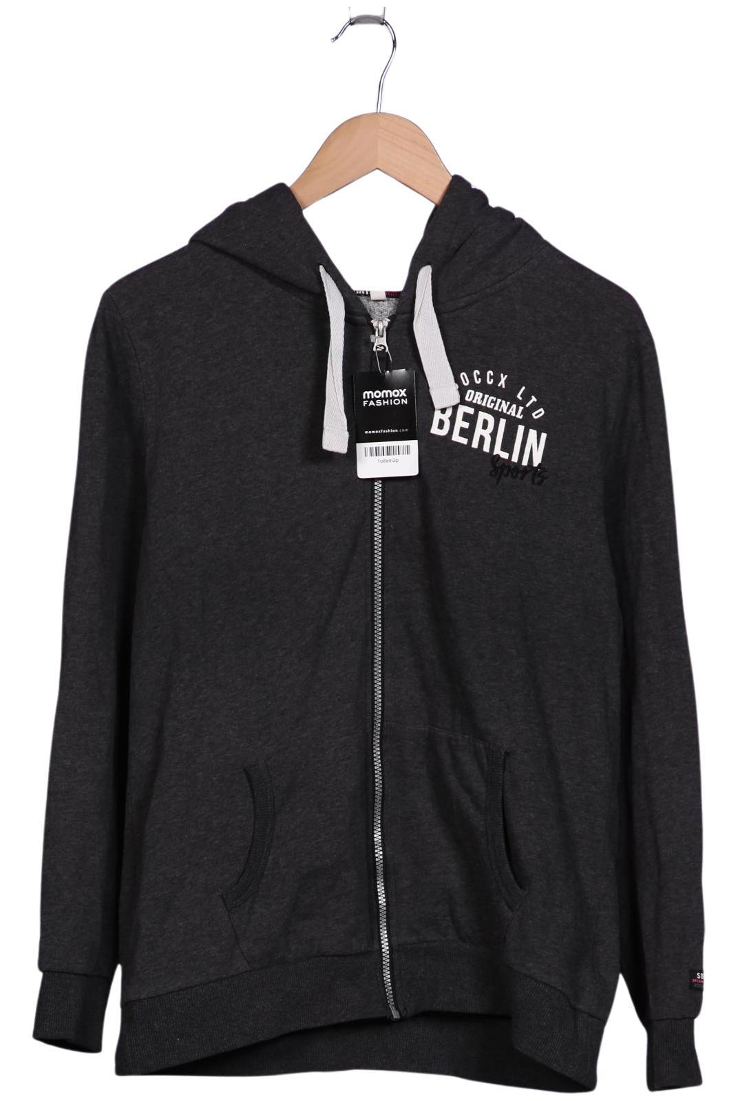 

Soccx Damen Kapuzenpullover, grau, Gr. 40