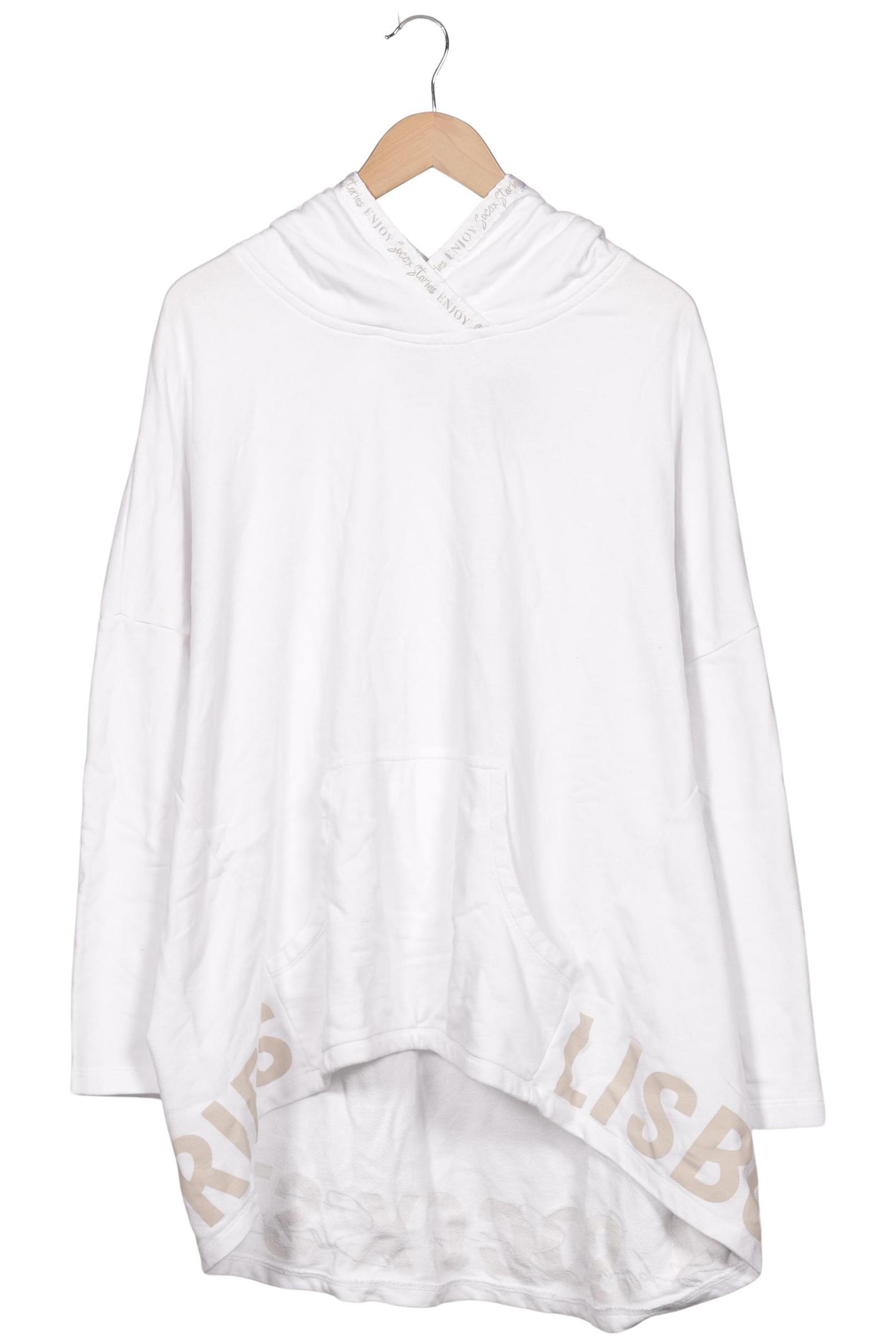 

Soccx Damen Kapuzenpullover, weiß, Gr. 46