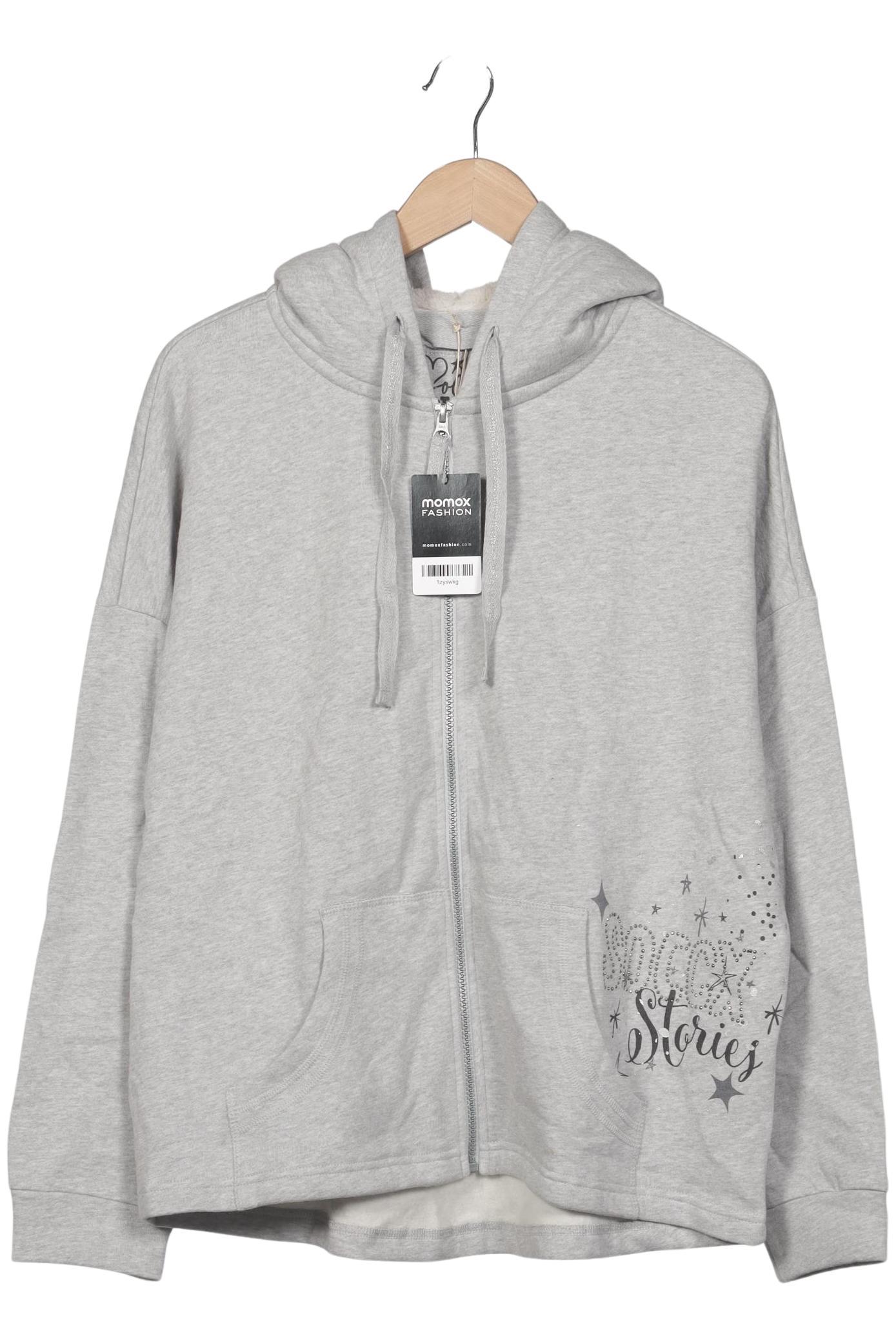 

Soccx Damen Kapuzenpullover, grau, Gr. 42