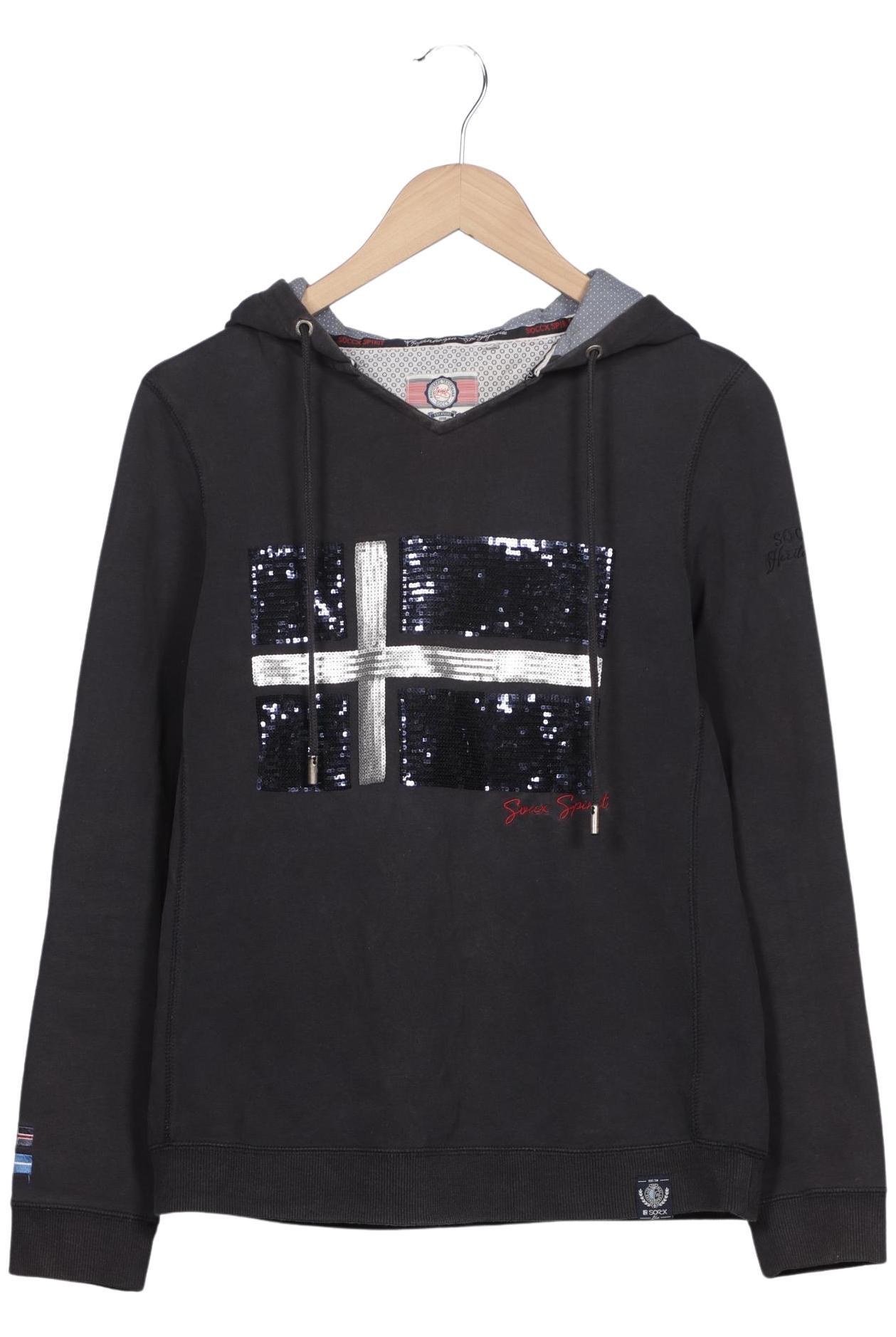 

Soccx Damen Kapuzenpullover, marineblau, Gr. 38
