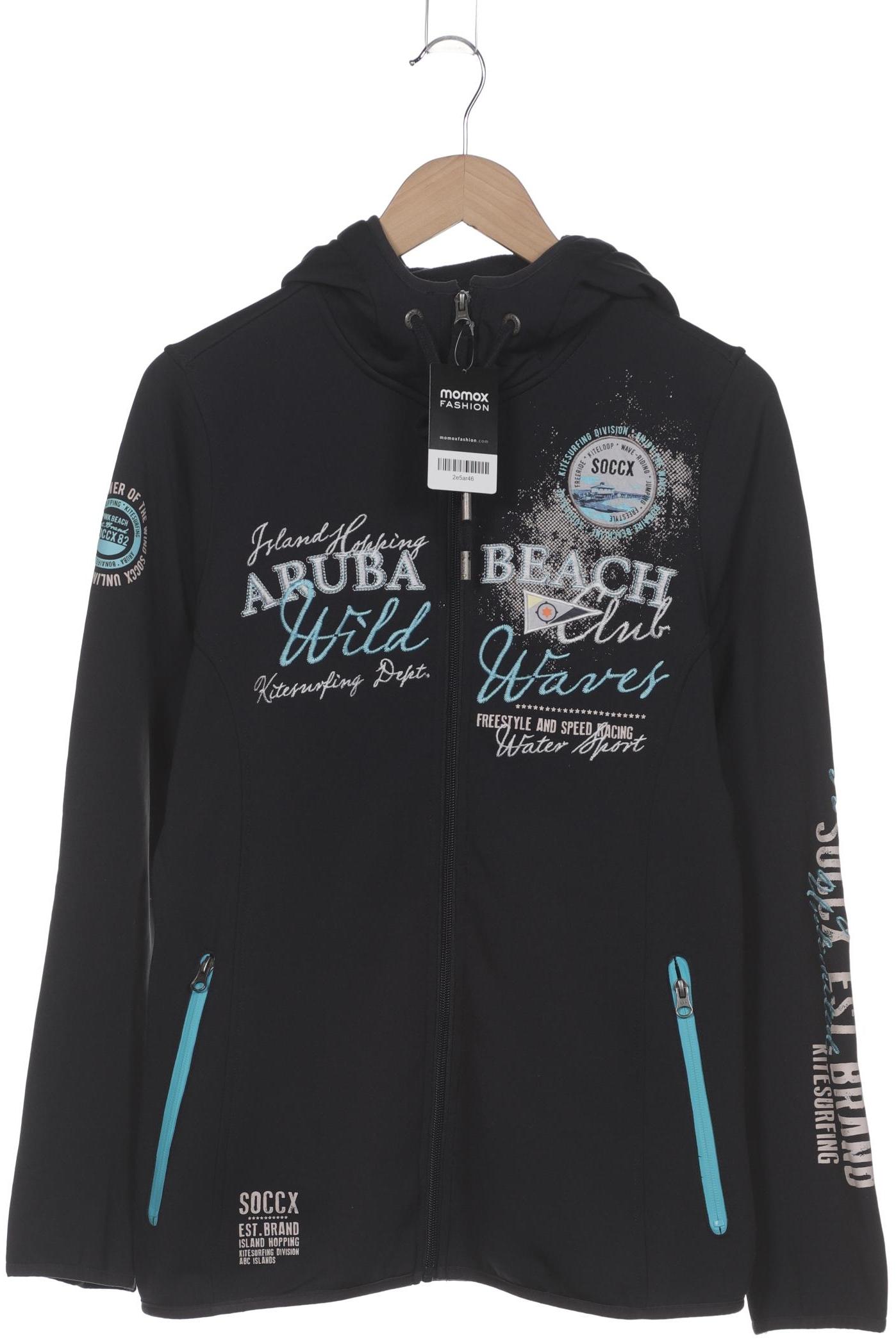 

Soccx Damen Kapuzenpullover, marineblau, Gr. 40