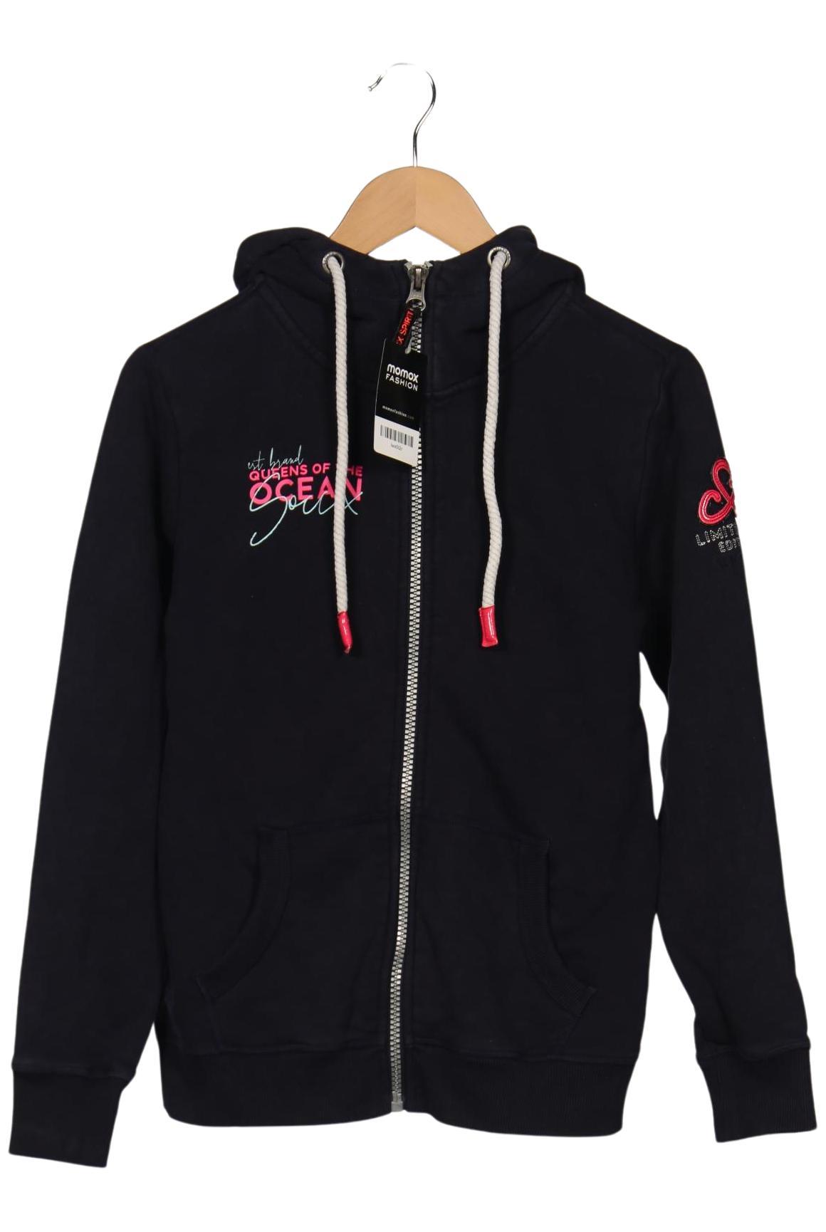 

Soccx Damen Kapuzenpullover, marineblau, Gr. 36