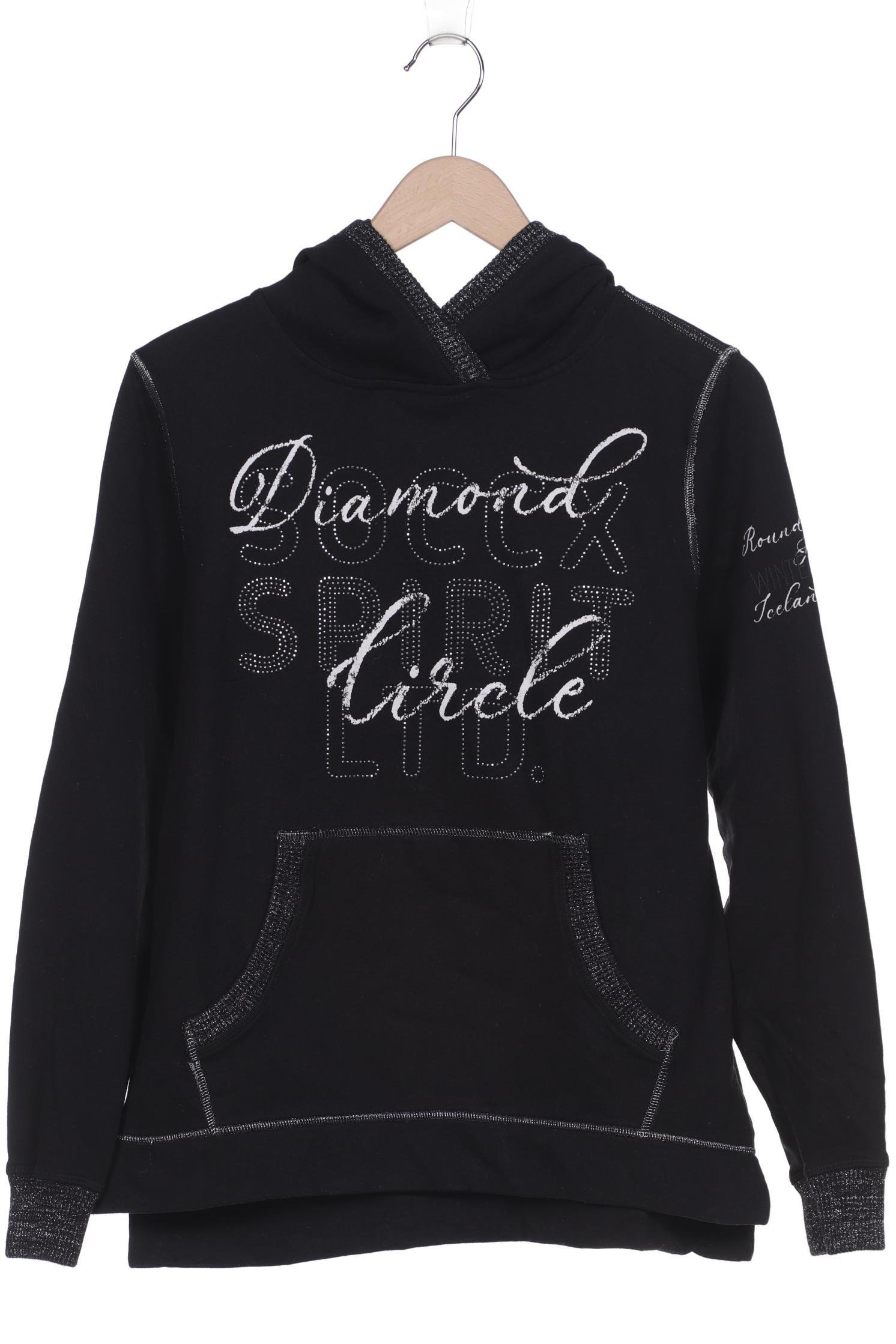 

SOCCX Damen Kapuzenpullover, schwarz