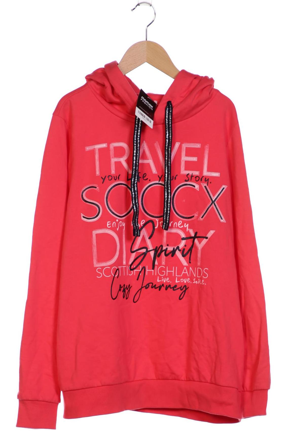 

Soccx Damen Kapuzenpullover, pink, Gr. 42