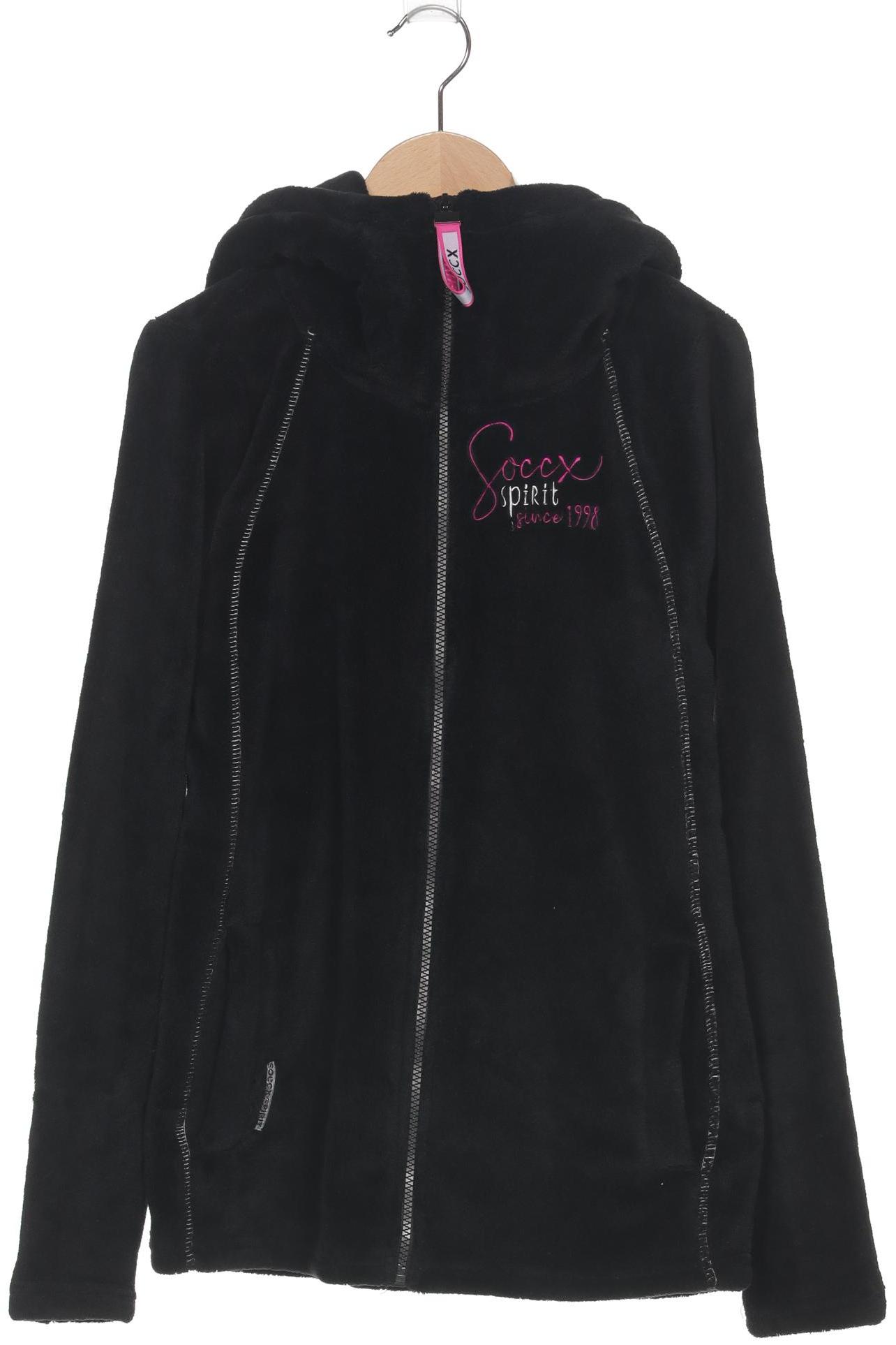

Soccx Damen Kapuzenpullover, schwarz, Gr. 36