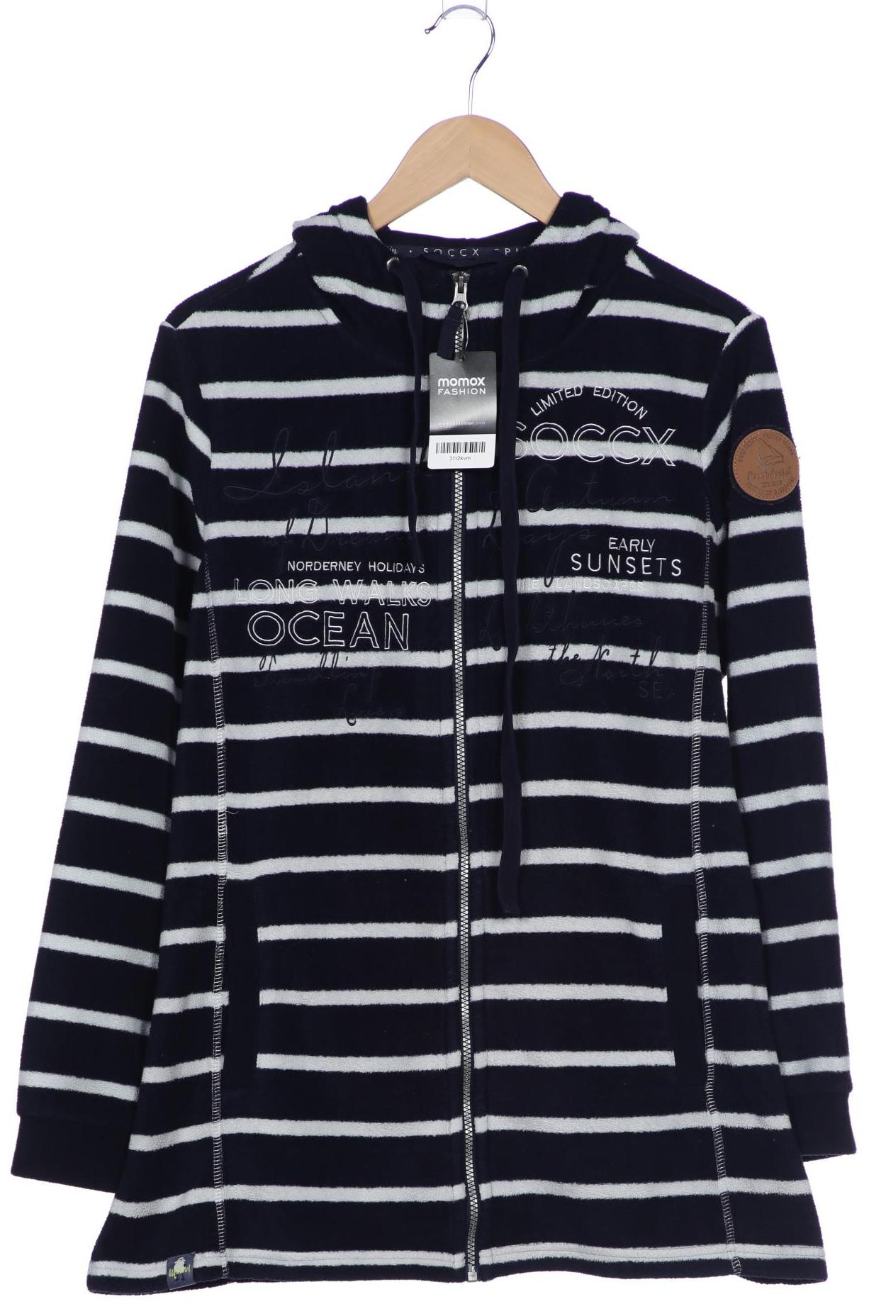 

Soccx Damen Kapuzenpullover, marineblau, Gr. 42