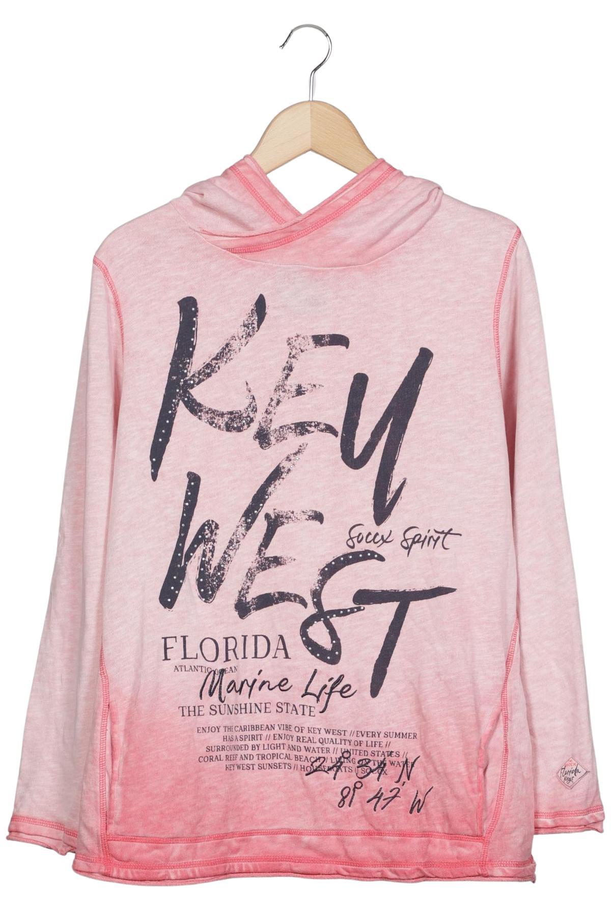 

Soccx Damen Kapuzenpullover, pink, Gr. 42