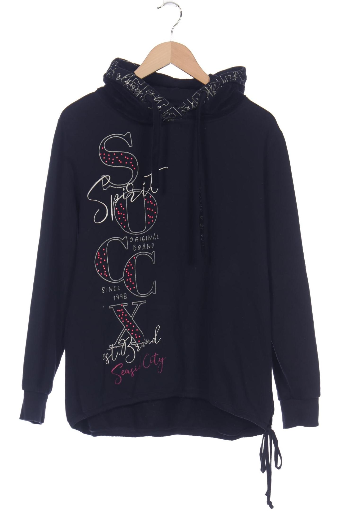 

Soccx Damen Kapuzenpullover, marineblau, Gr. 42