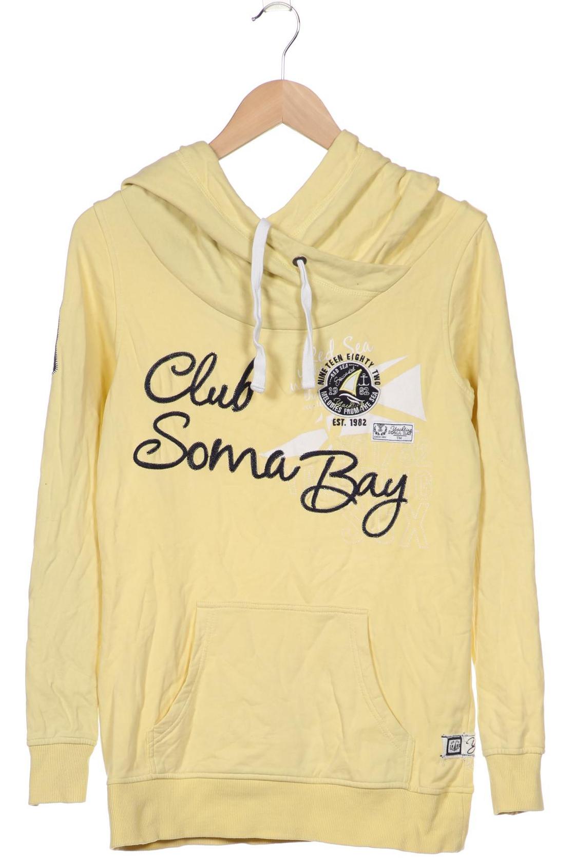 

SOCCX Damen Kapuzenpullover, cremeweiß