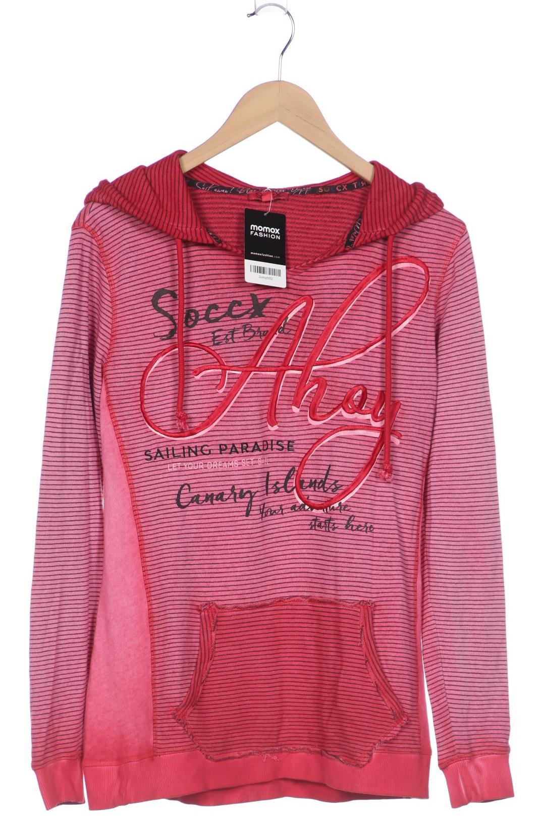 

SOCCX Damen Kapuzenpullover, pink