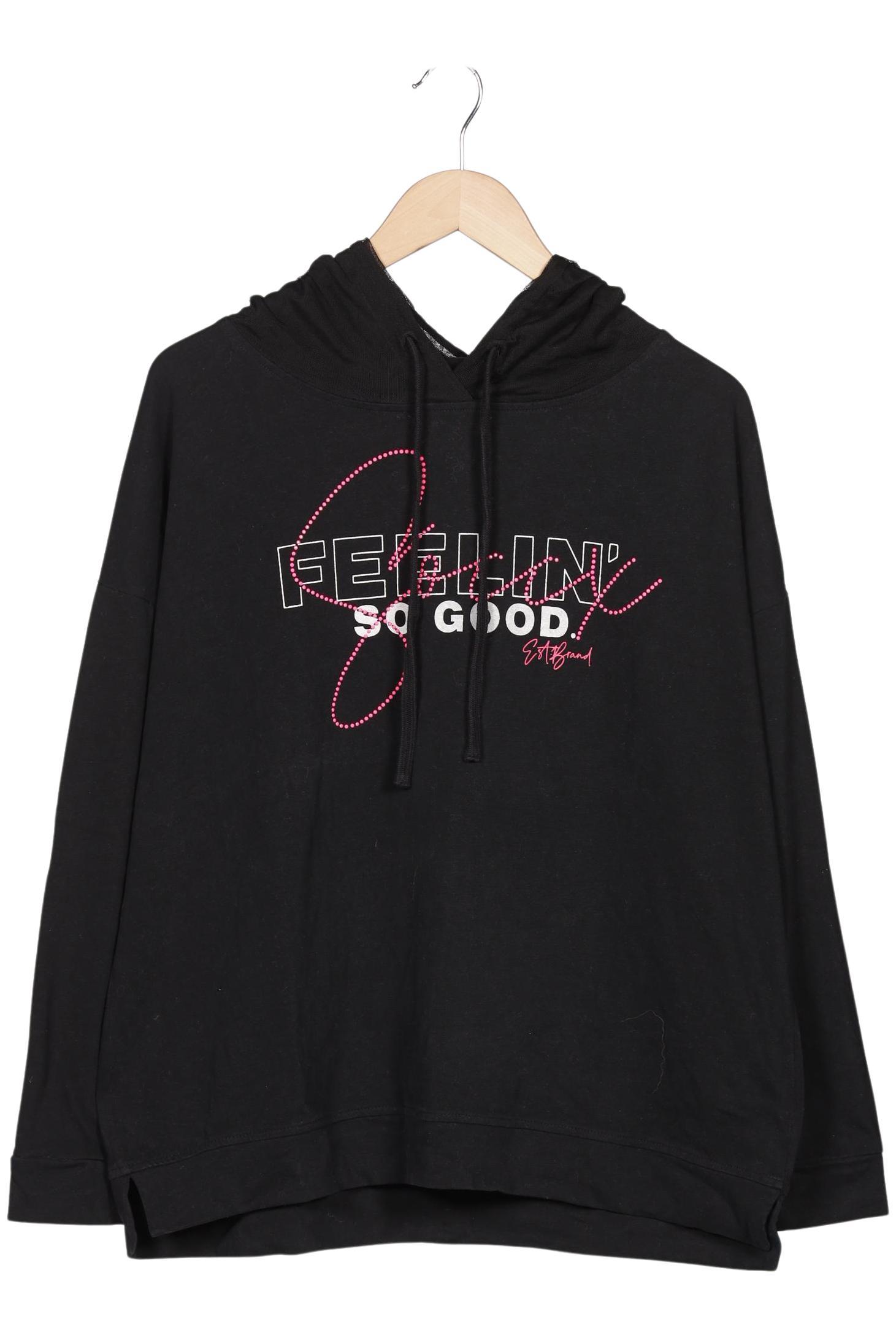 

Soccx Damen Kapuzenpullover, schwarz, Gr. 40