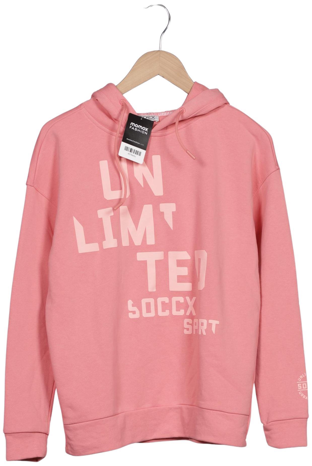 

Soccx Damen Kapuzenpullover, pink, Gr. 36