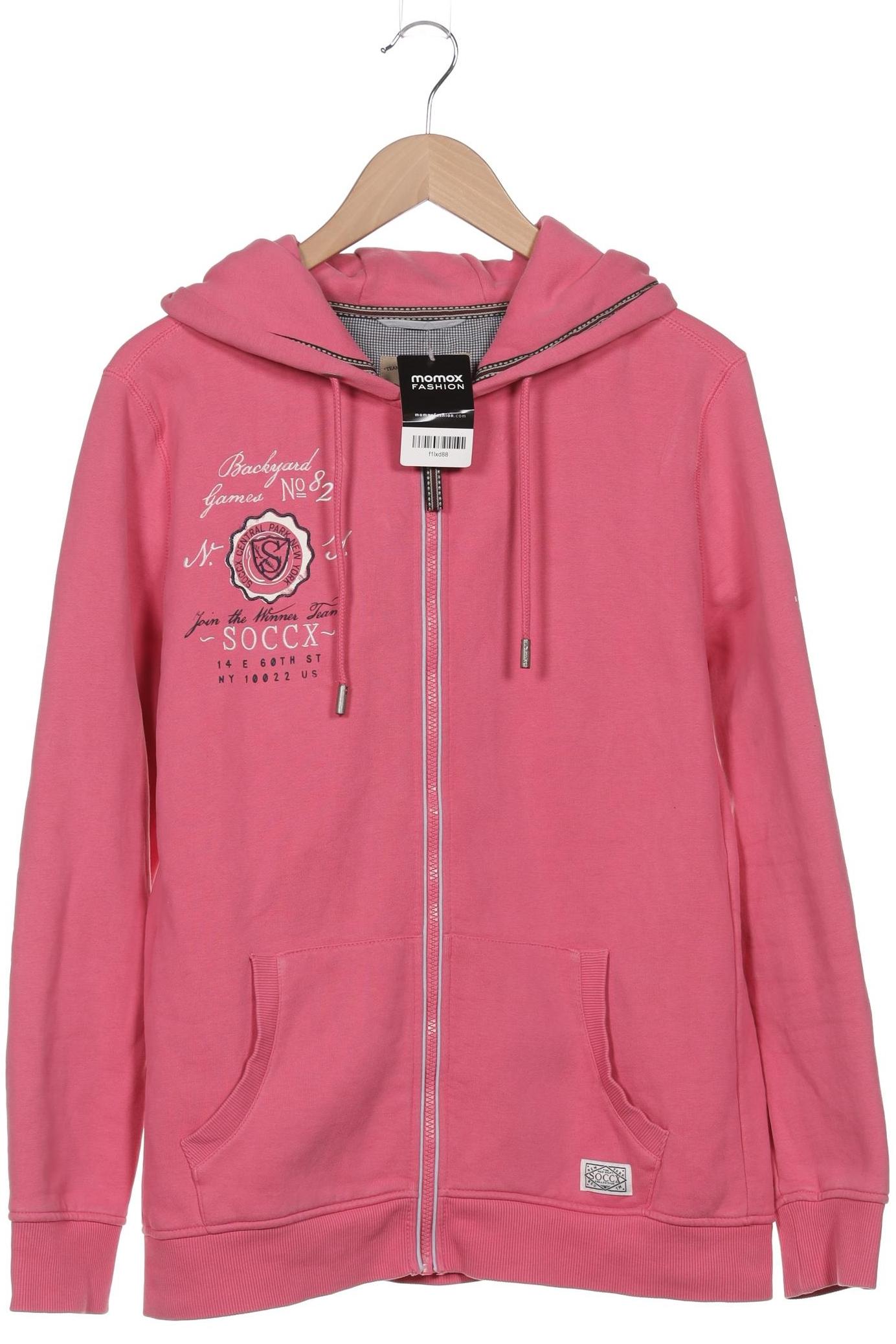 

Soccx Damen Kapuzenpullover, pink, Gr. 42