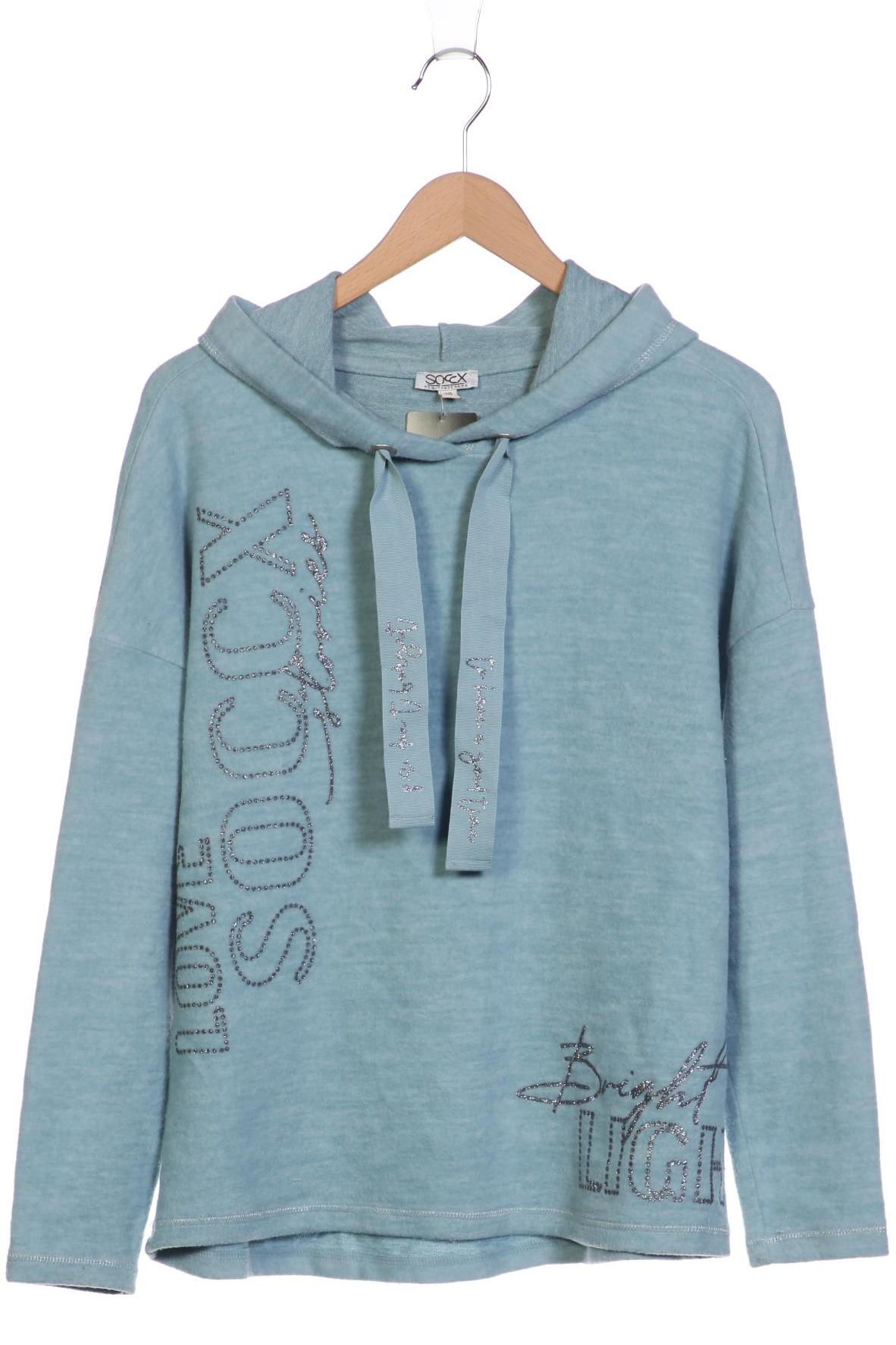 

SOCCX Damen Kapuzenpullover, blau