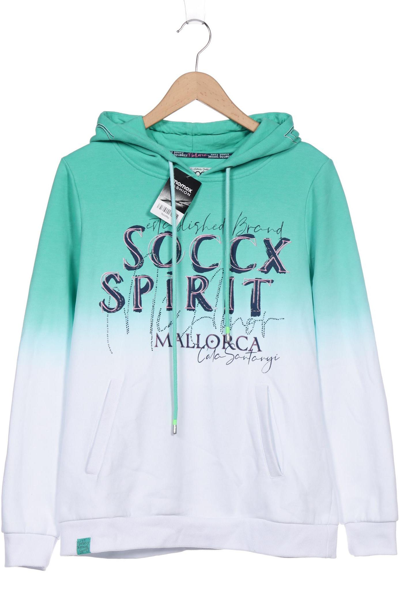 

SOCCX Damen Kapuzenpullover, hellgrün