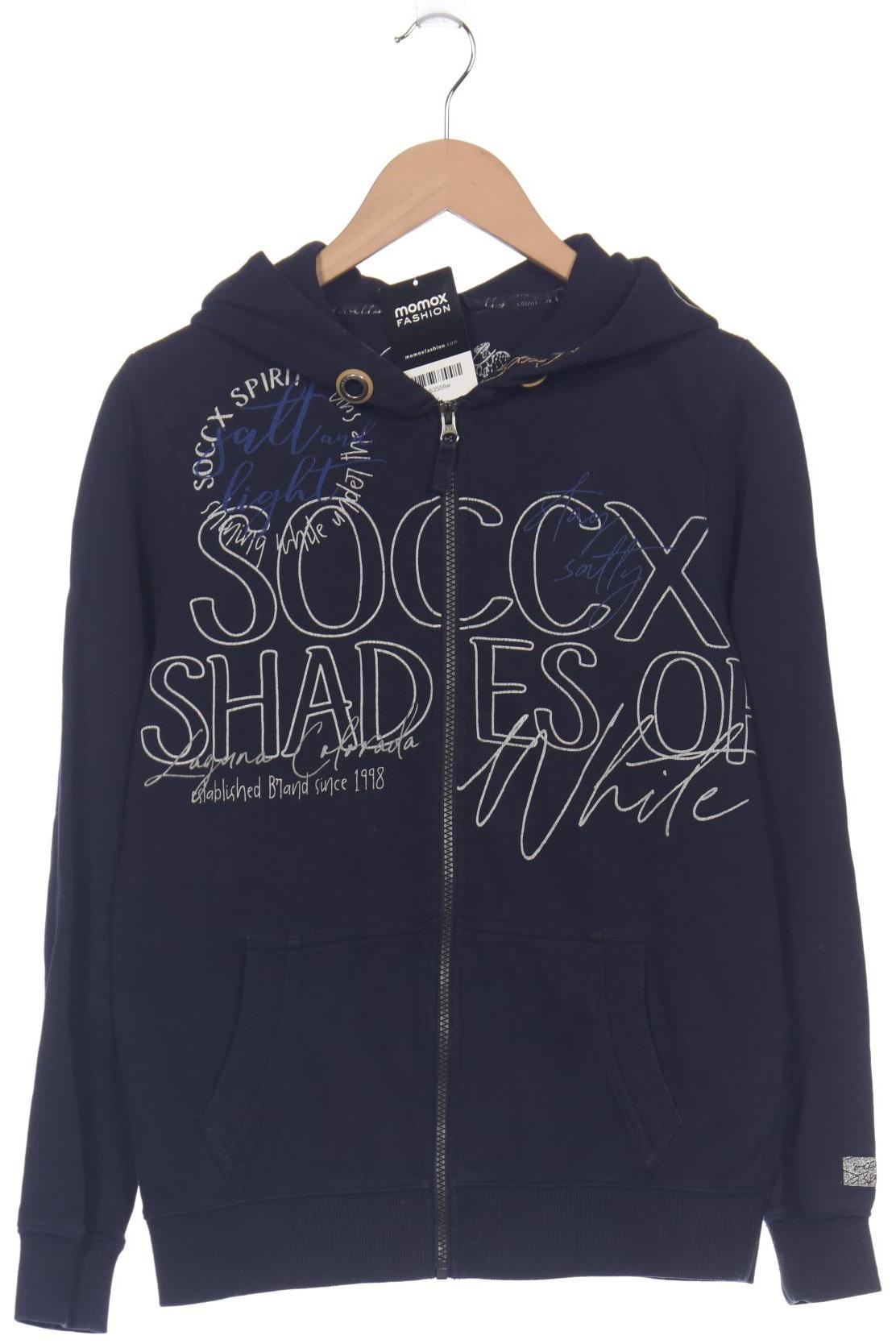 

Soccx Damen Kapuzenpullover, marineblau, Gr. 36