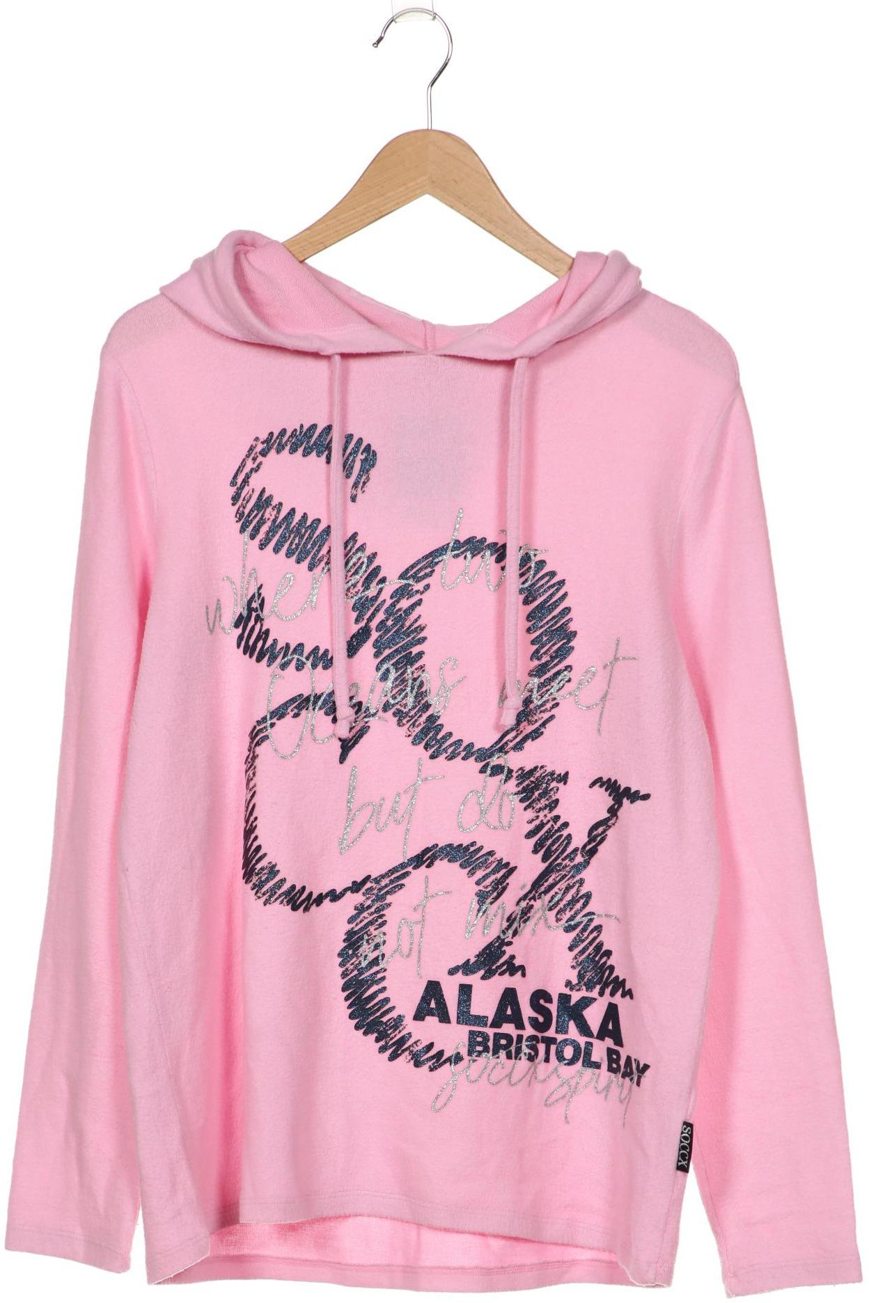 

SOCCX Damen Kapuzenpullover, pink