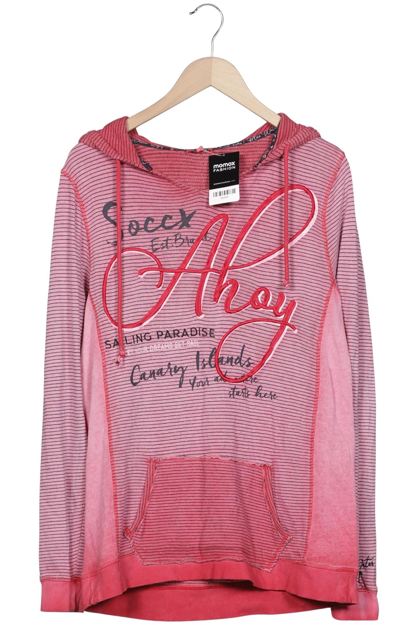 

Soccx Damen Kapuzenpullover, rot, Gr. 42