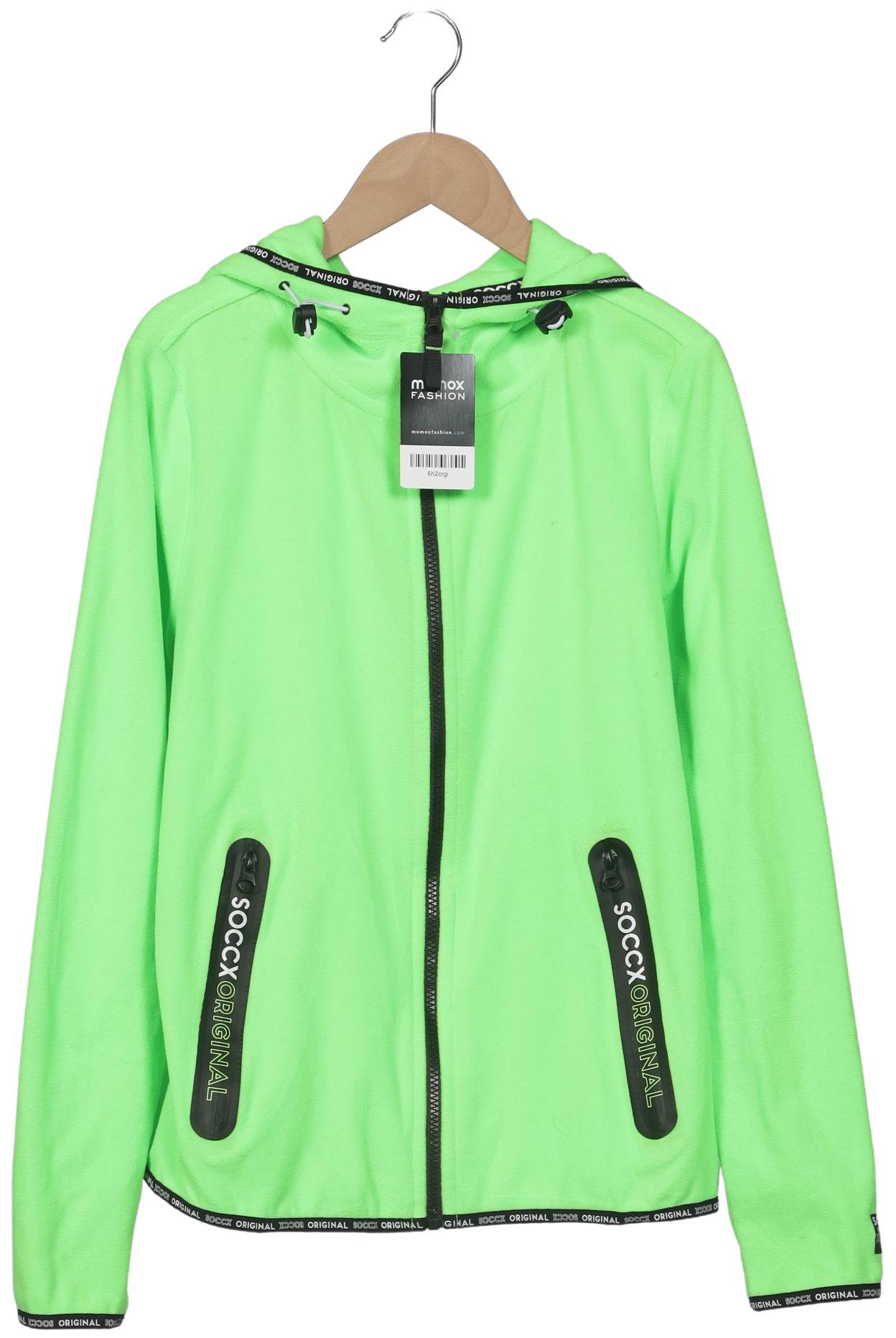 

Soccx Damen Kapuzenpullover, neon, Gr. 38