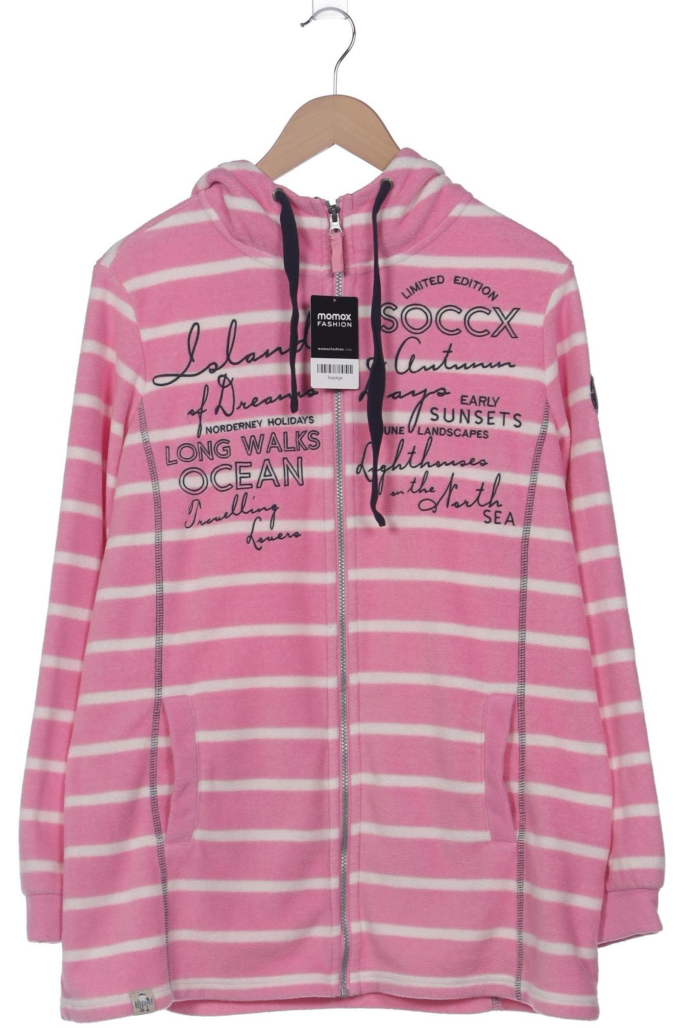 

Soccx Damen Kapuzenpullover, pink, Gr. 42
