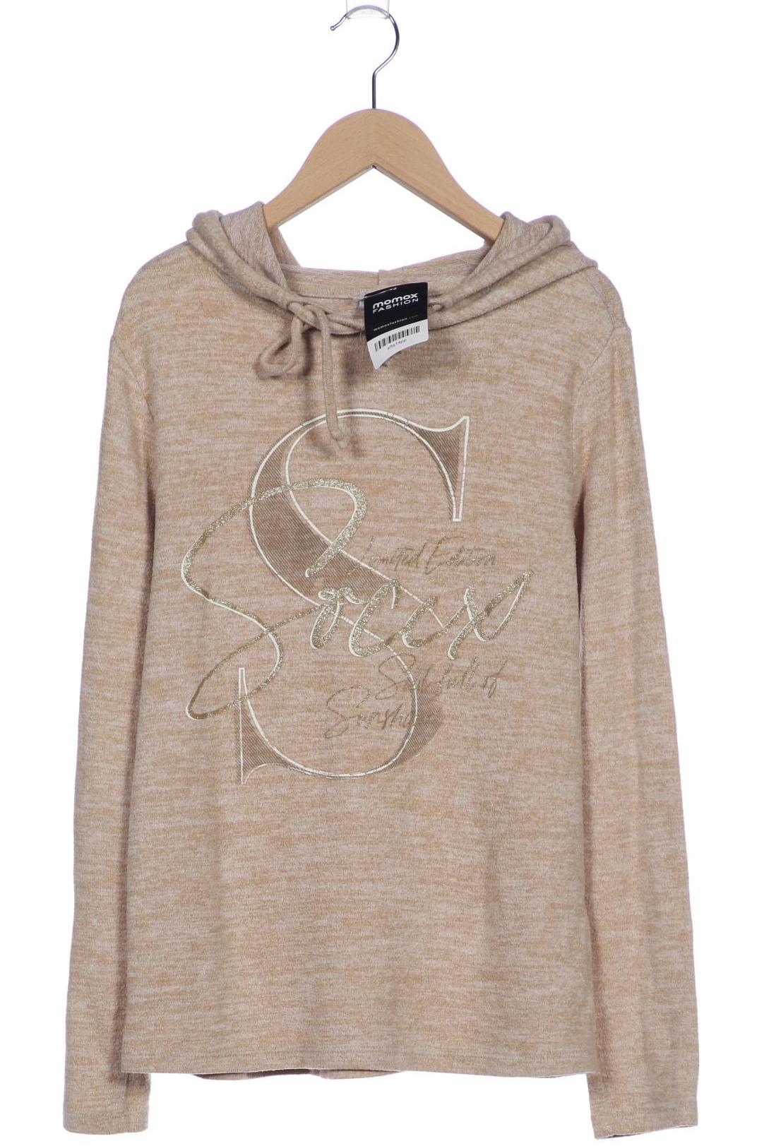 

Soccx Damen Kapuzenpullover, beige, Gr. 36