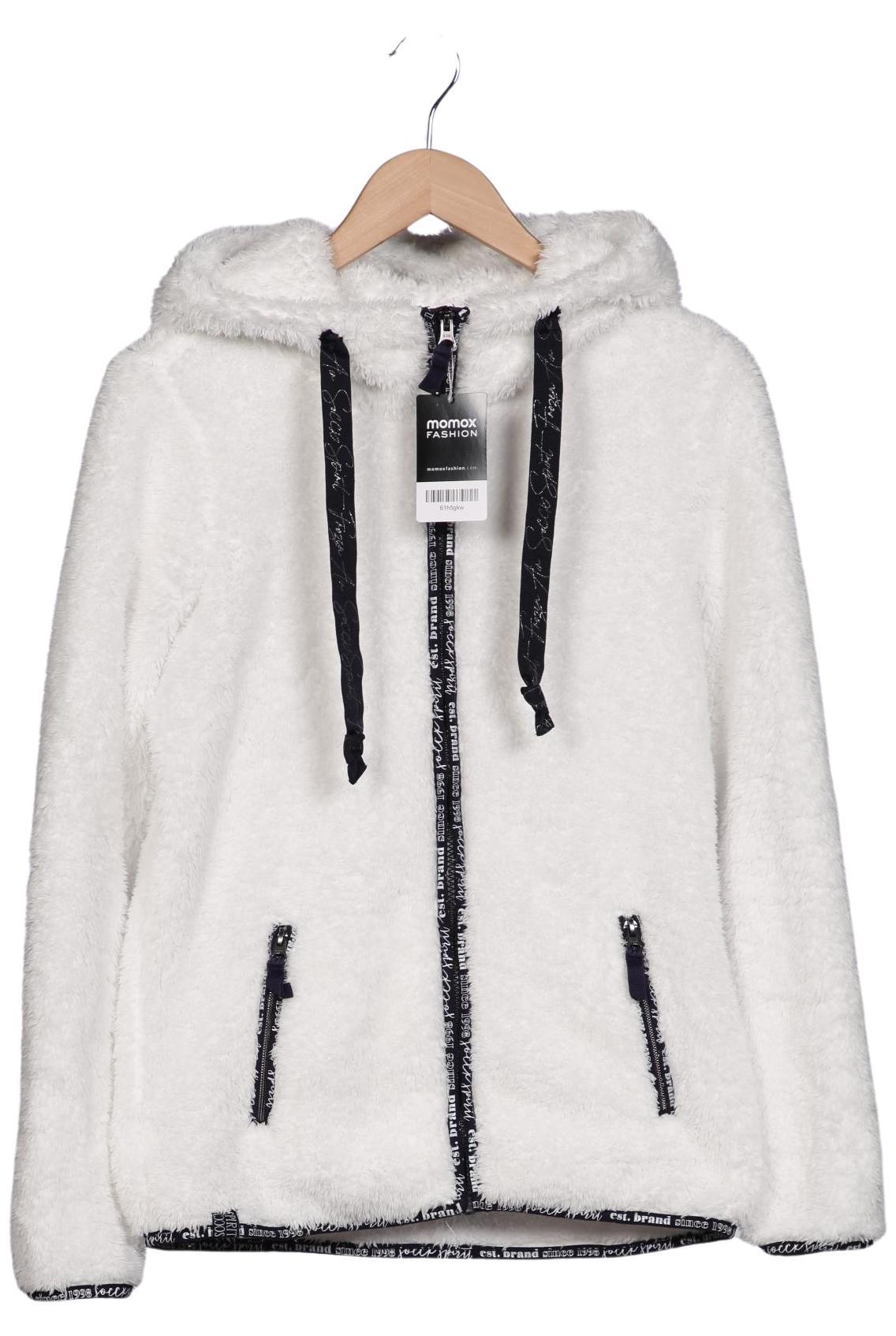 

Soccx Damen Kapuzenpullover, cremeweiß, Gr. 36