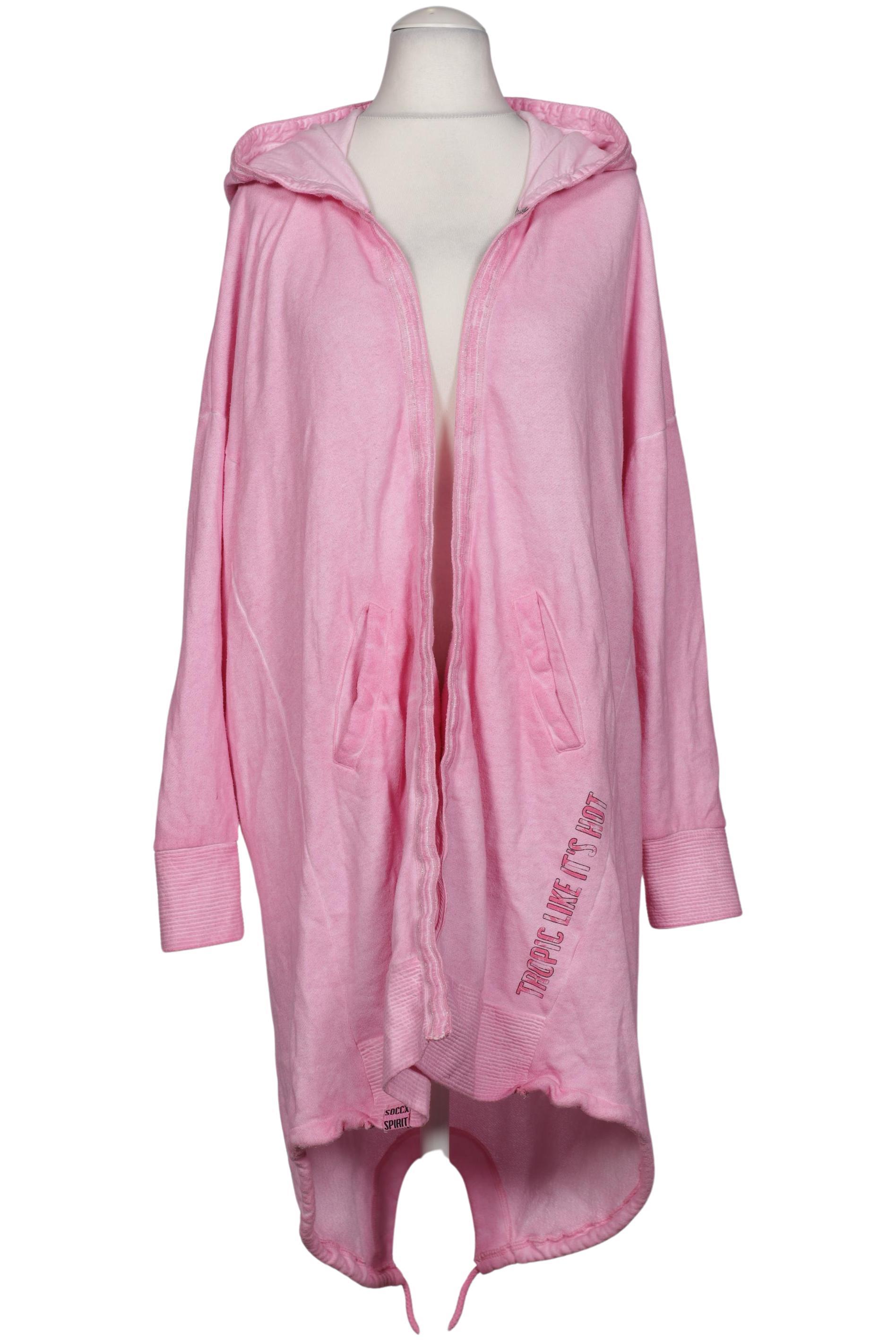 

Soccx Damen Kapuzenpullover, pink, Gr. 40
