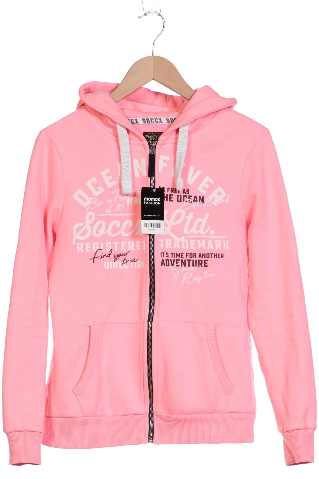 

SOCCX Damen Kapuzenpullover, pink