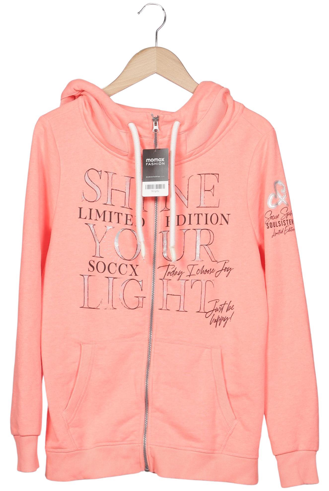 

Soccx Damen Kapuzenpullover, pink, Gr. 44
