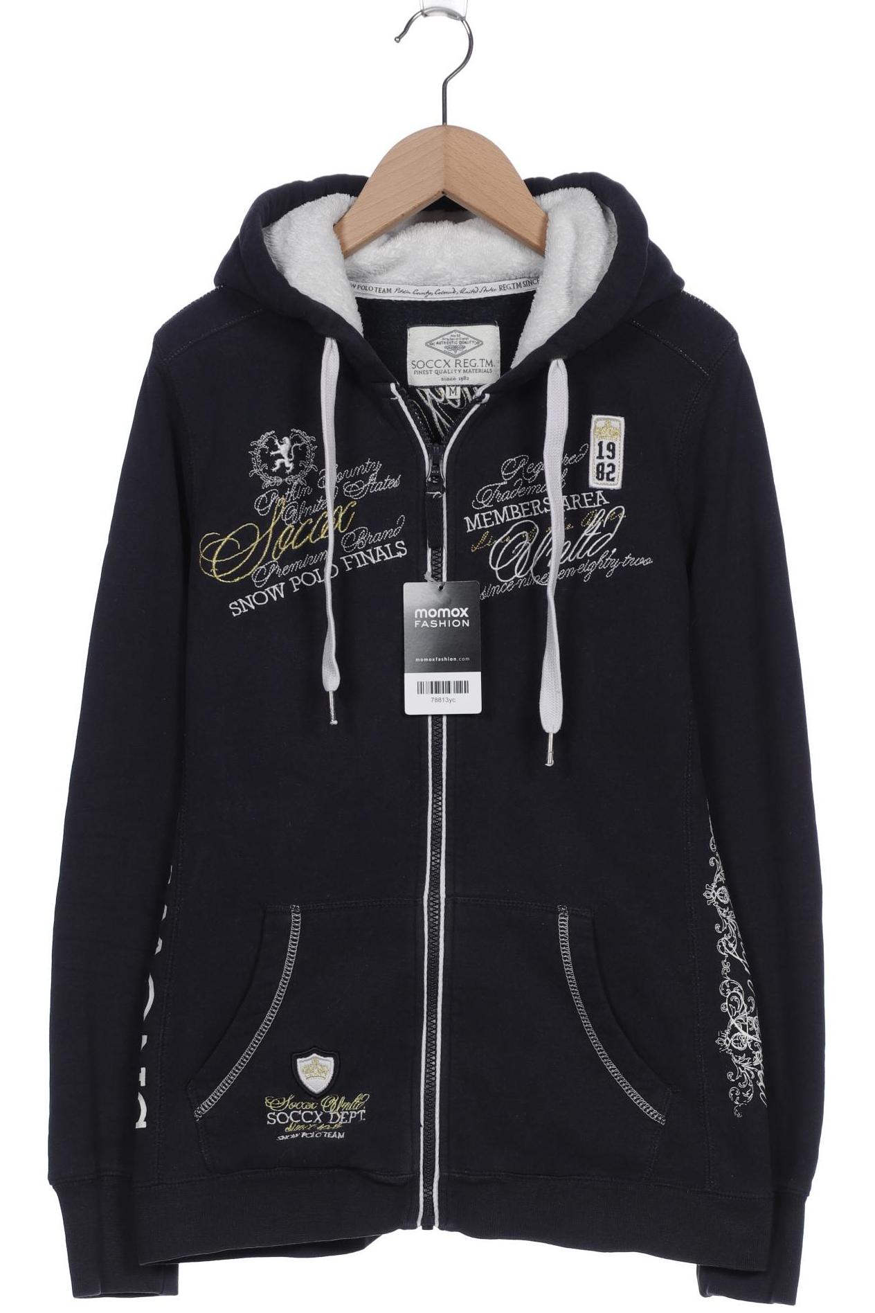 

SOCCX Damen Kapuzenpullover, marineblau