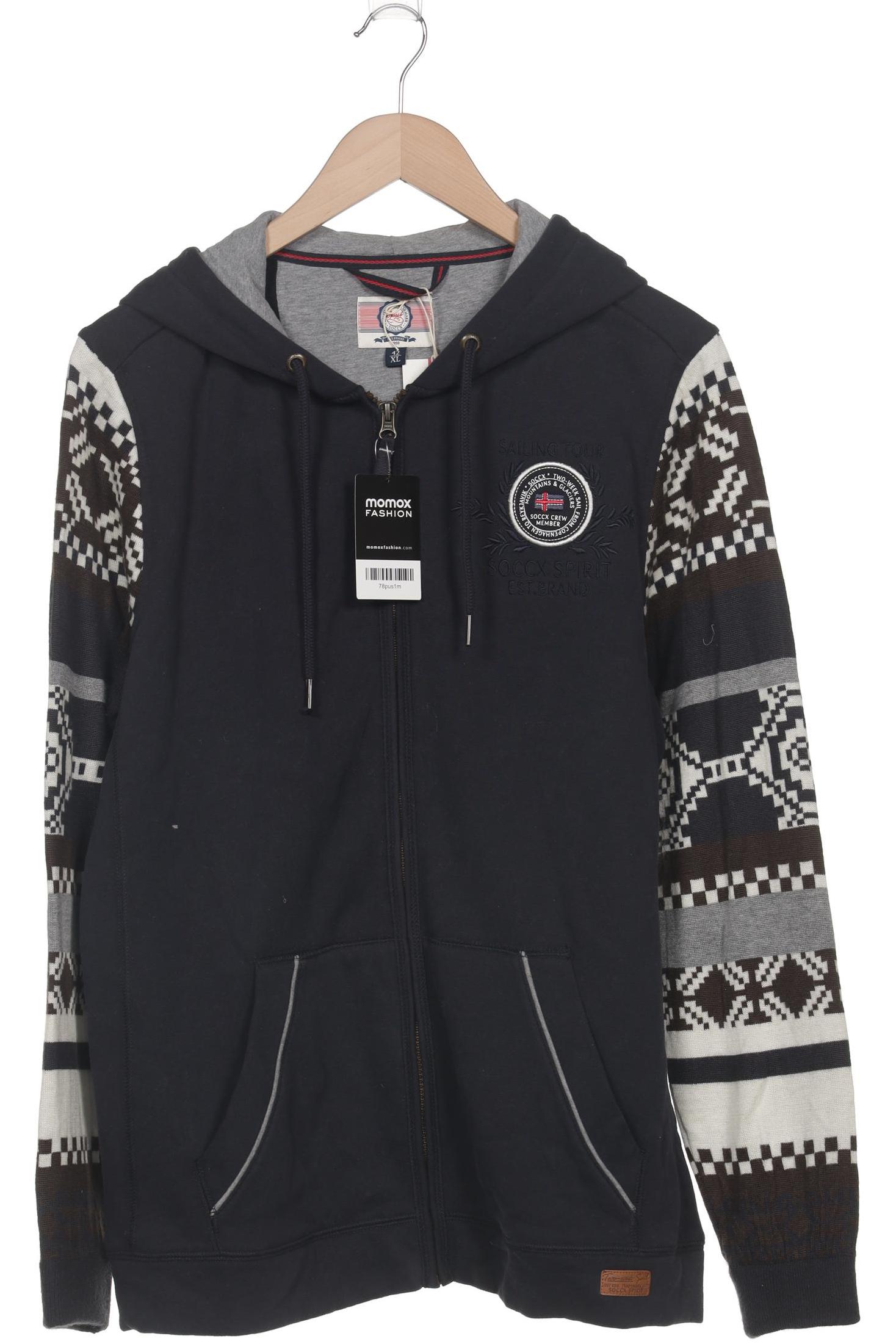 

Soccx Damen Kapuzenpullover, marineblau, Gr. 42