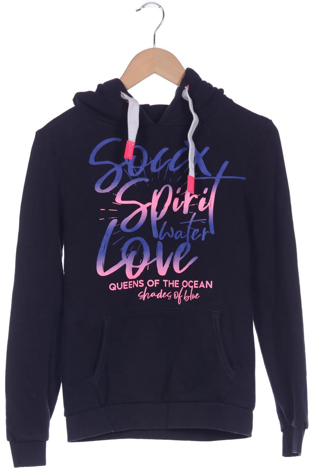 

Soccx Damen Kapuzenpullover, marineblau, Gr. 36
