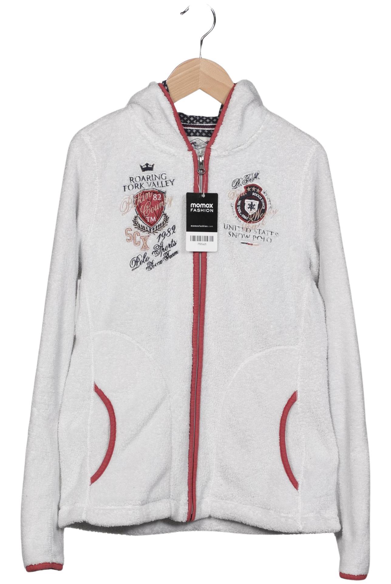 

Soccx Damen Kapuzenpullover, weiß, Gr. 36