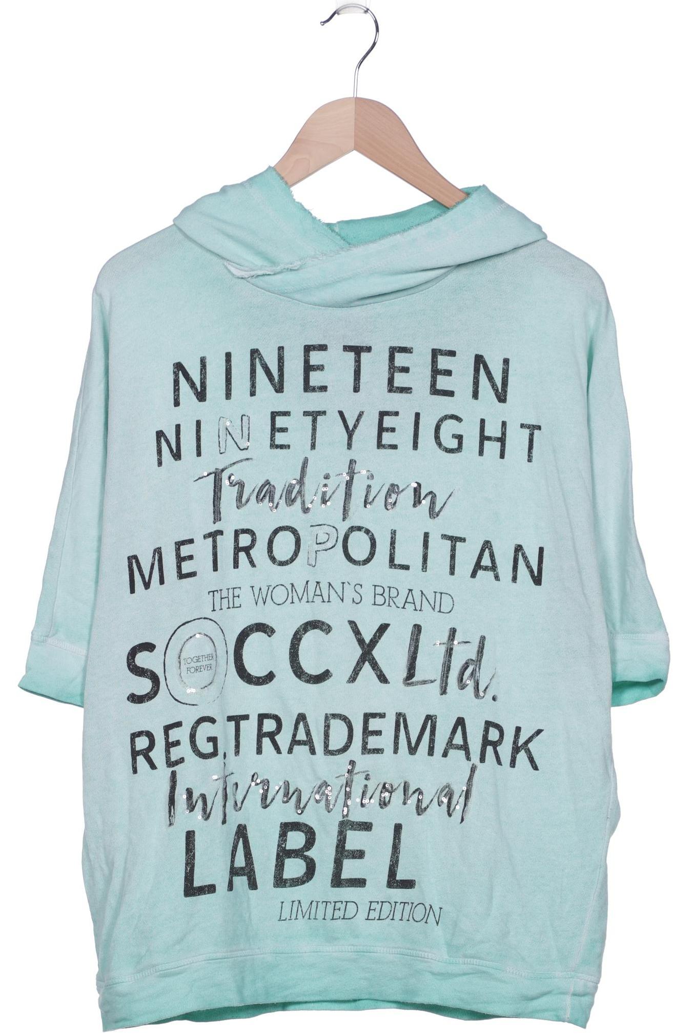 

SOCCX Damen Kapuzenpullover, hellgrün