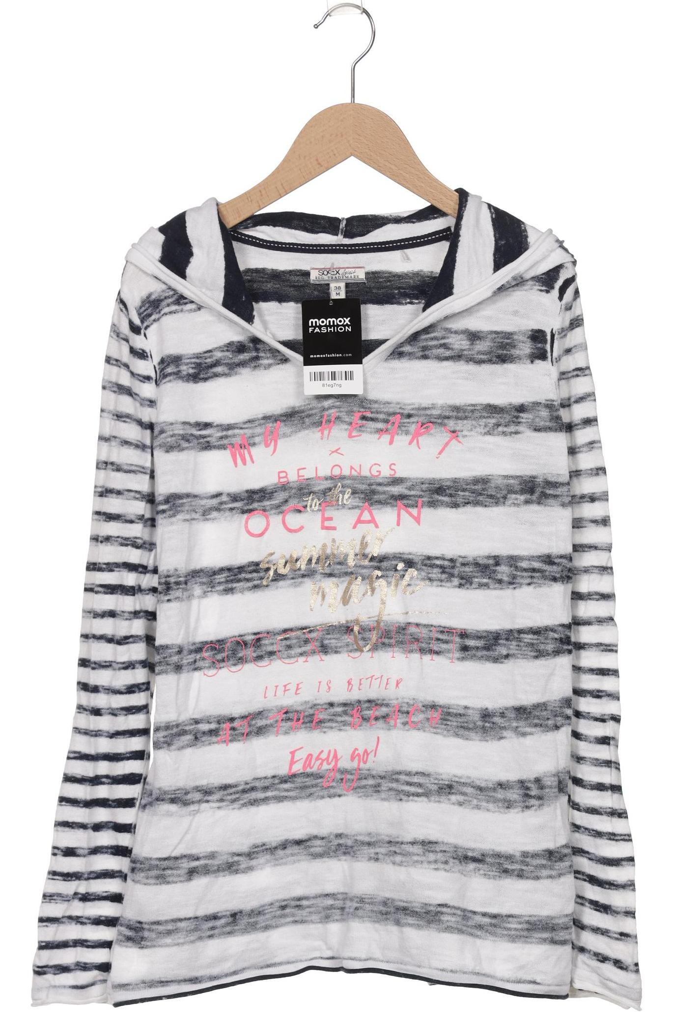

Soccx Damen Kapuzenpullover, marineblau, Gr. 38