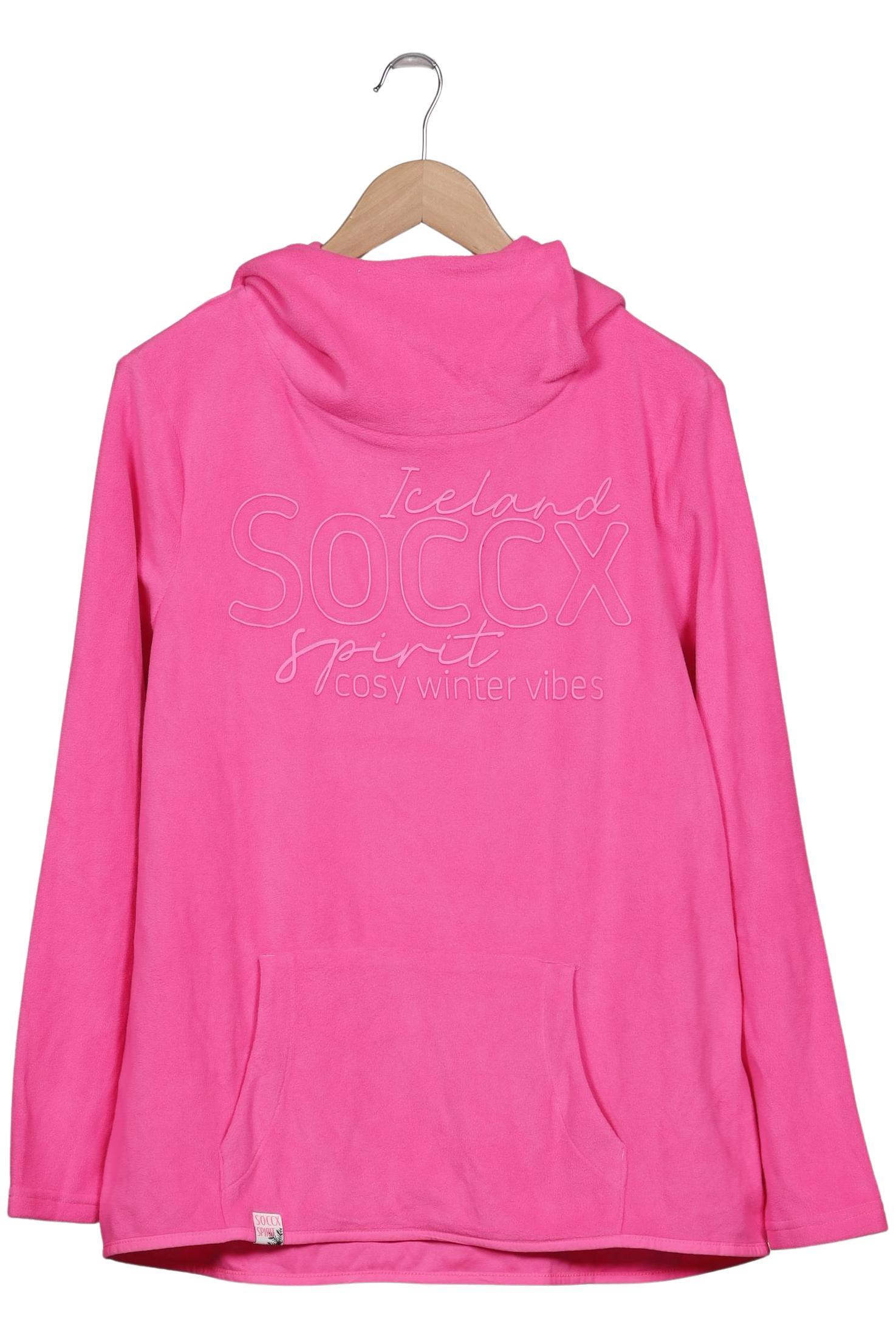 

Soccx Damen Kapuzenpullover, pink, Gr. 42