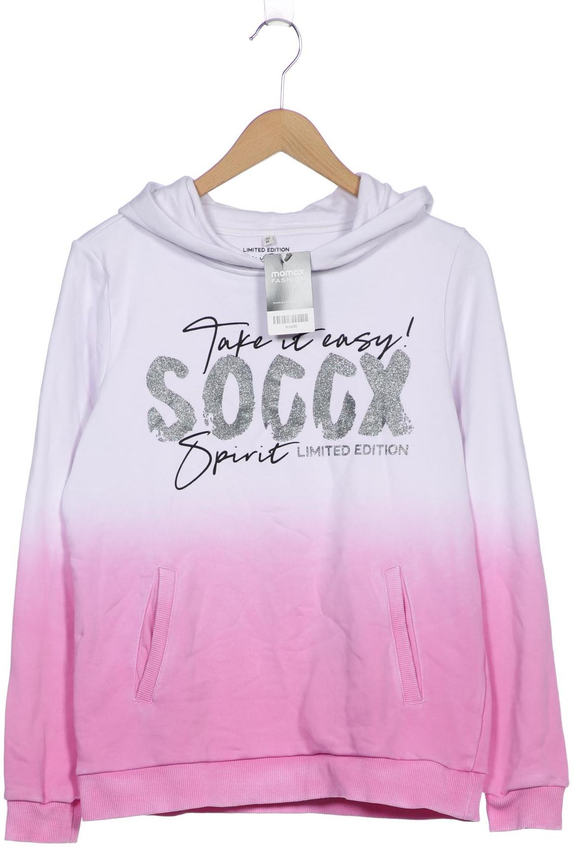 

SOCCX Damen Kapuzenpullover, pink