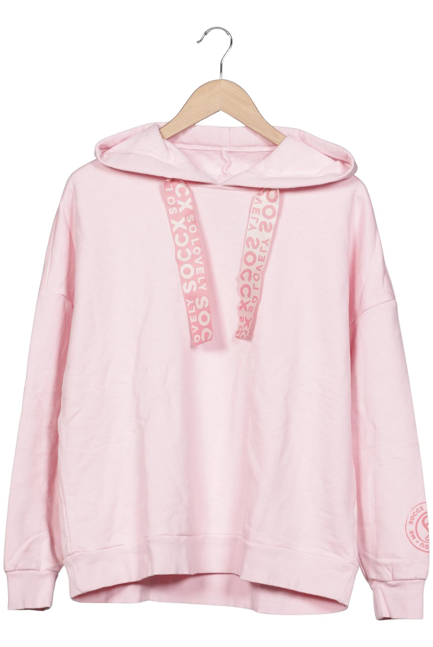 

Soccx Damen Kapuzenpullover, pink, Gr. 38
