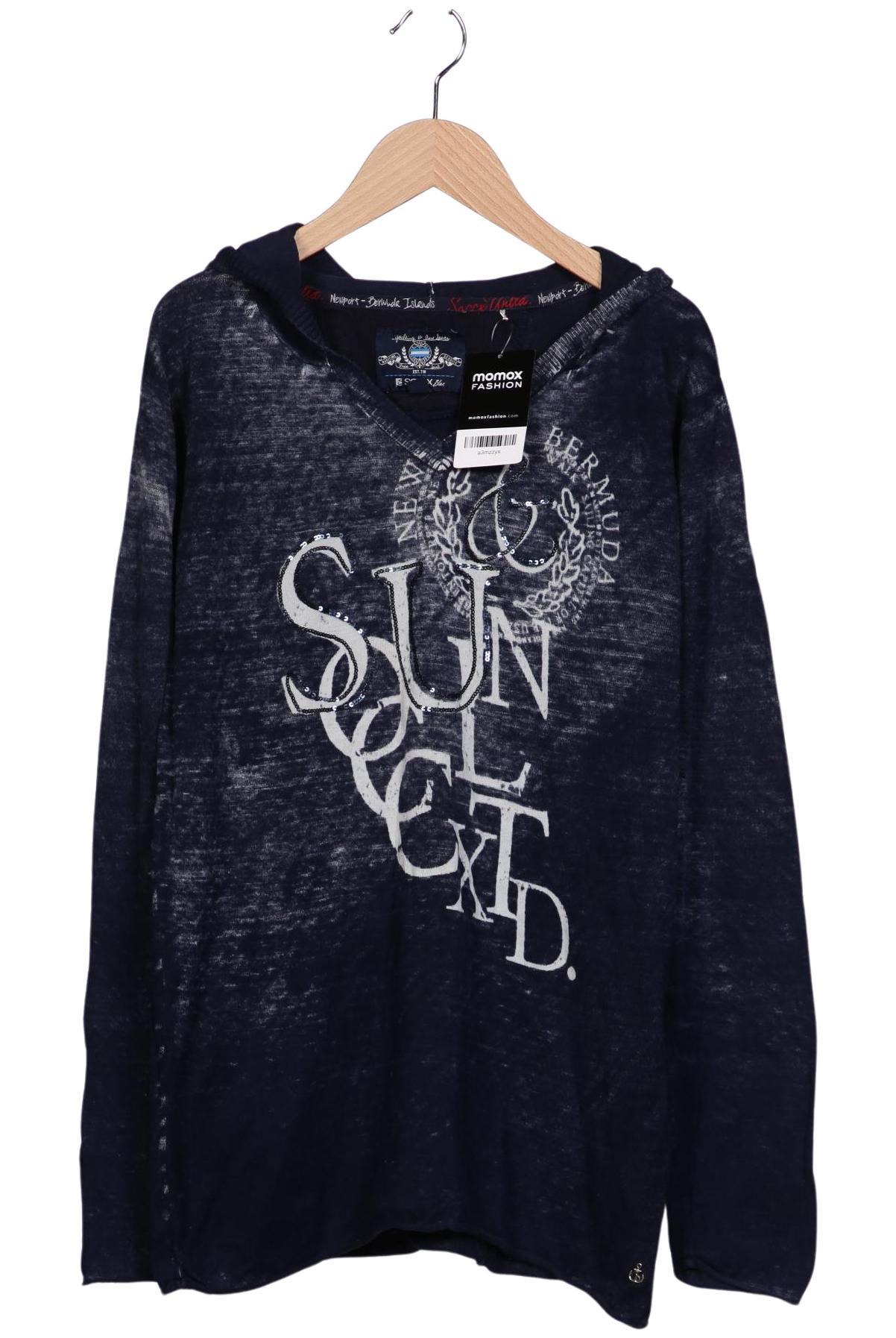 

Soccx Damen Kapuzenpullover, marineblau, Gr. 42